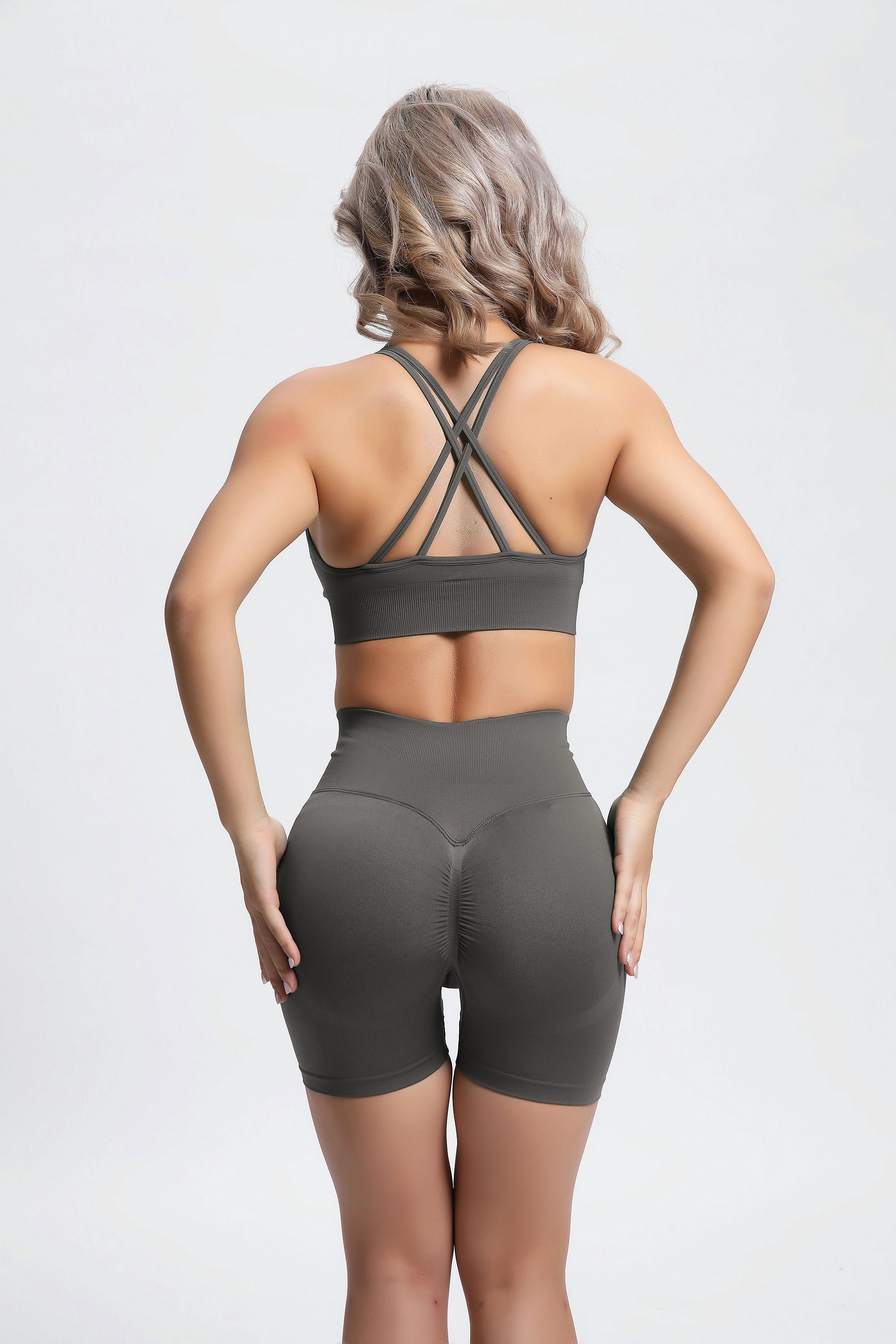 Beau | Halter Support Bra – Azul