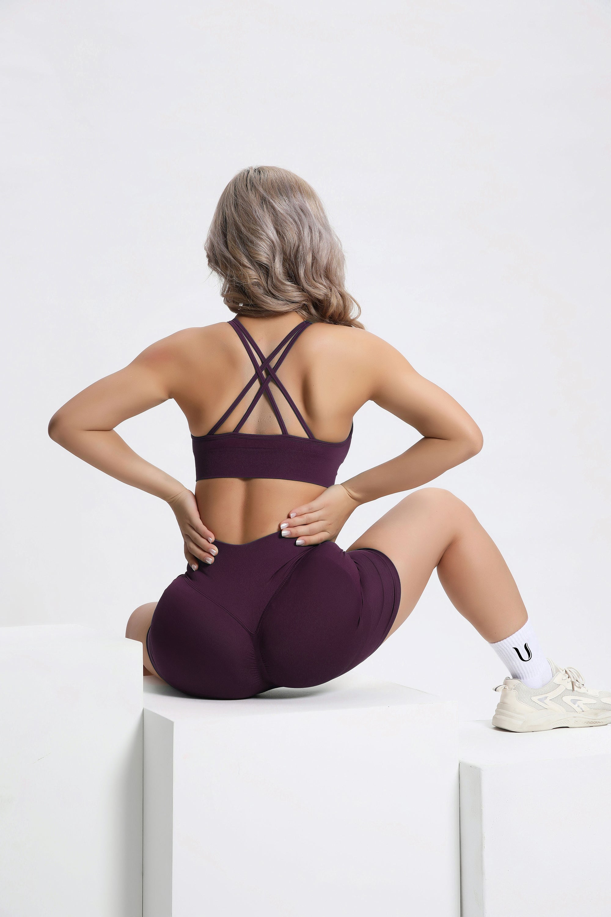 Mallas sin costuras Olivia - Morado