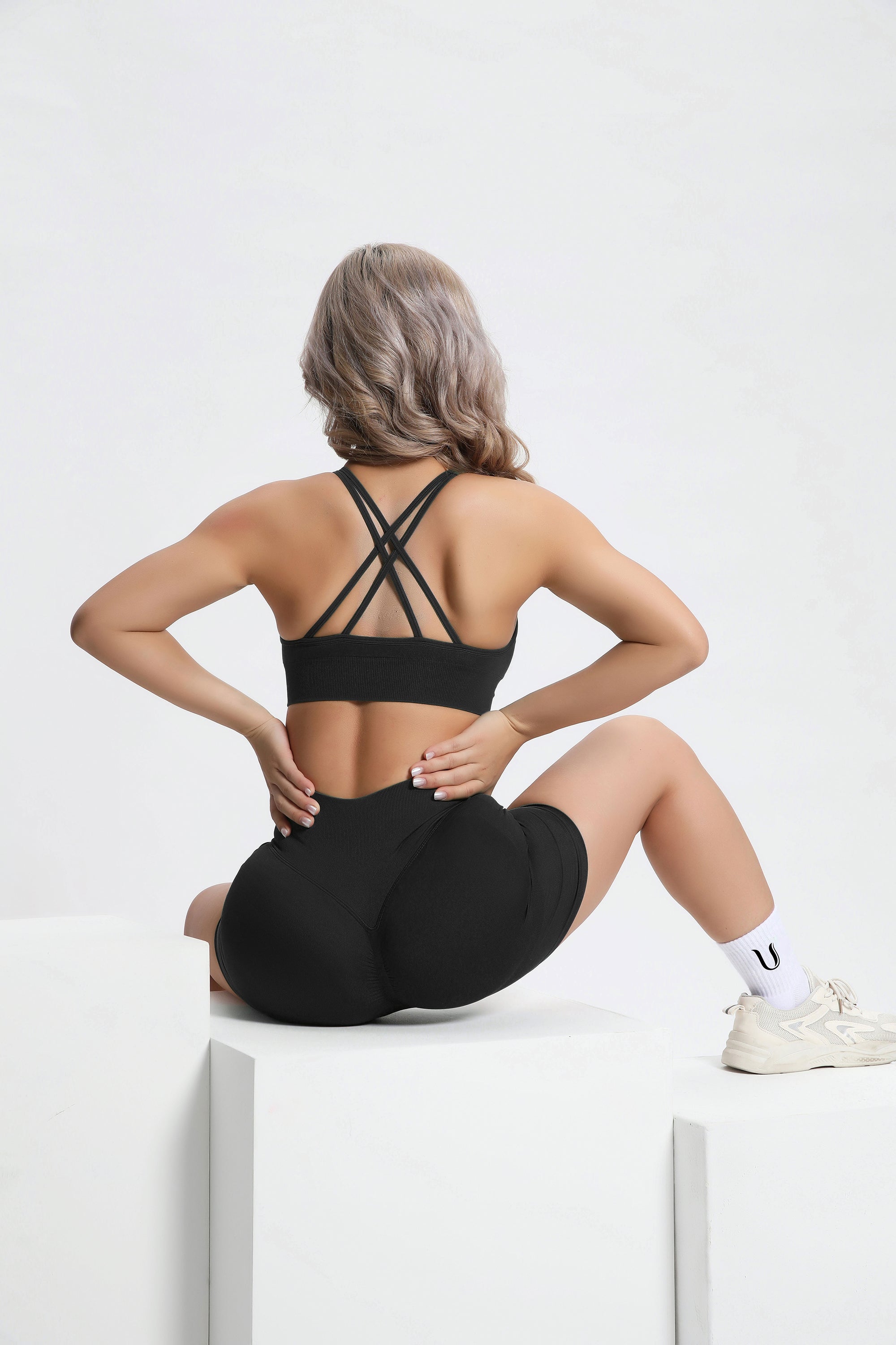 Mallas sin costuras Olivia - Negro