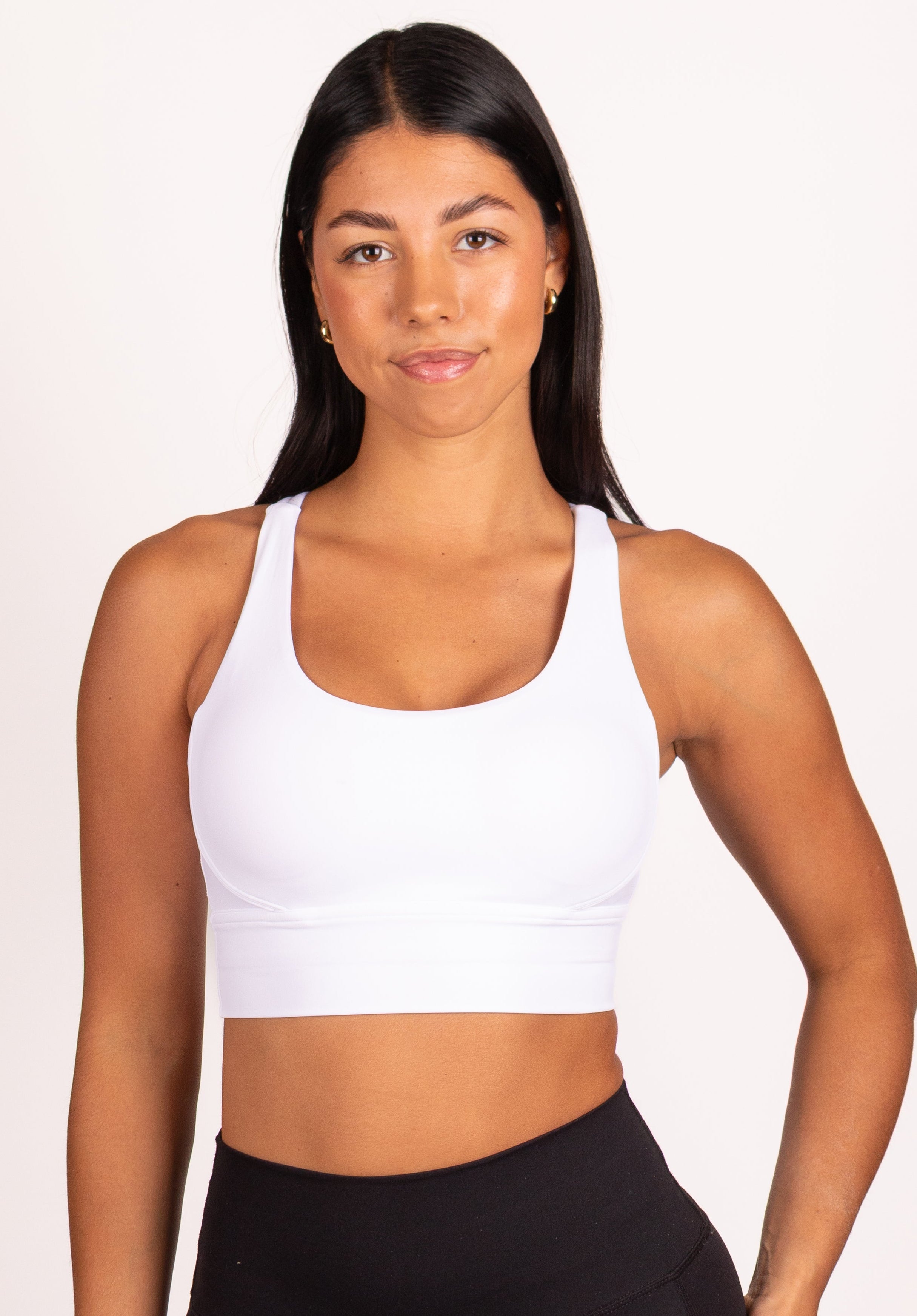 Kyra | Cross bra - White