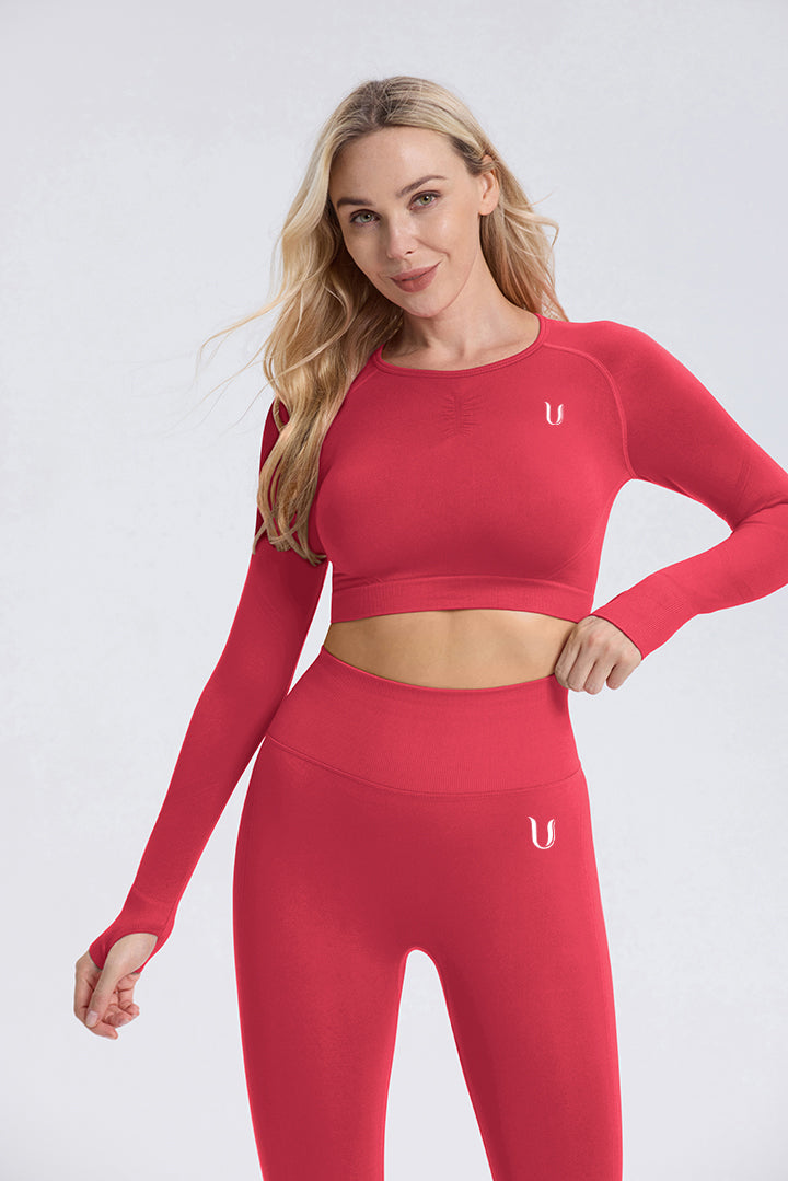 Maeve | Top de Manga Larga – Rojo