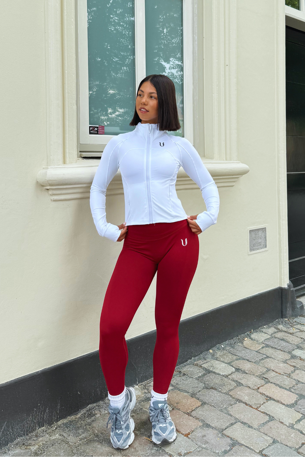 Cloe | Chaqueta Performance con cremallera - Blanco