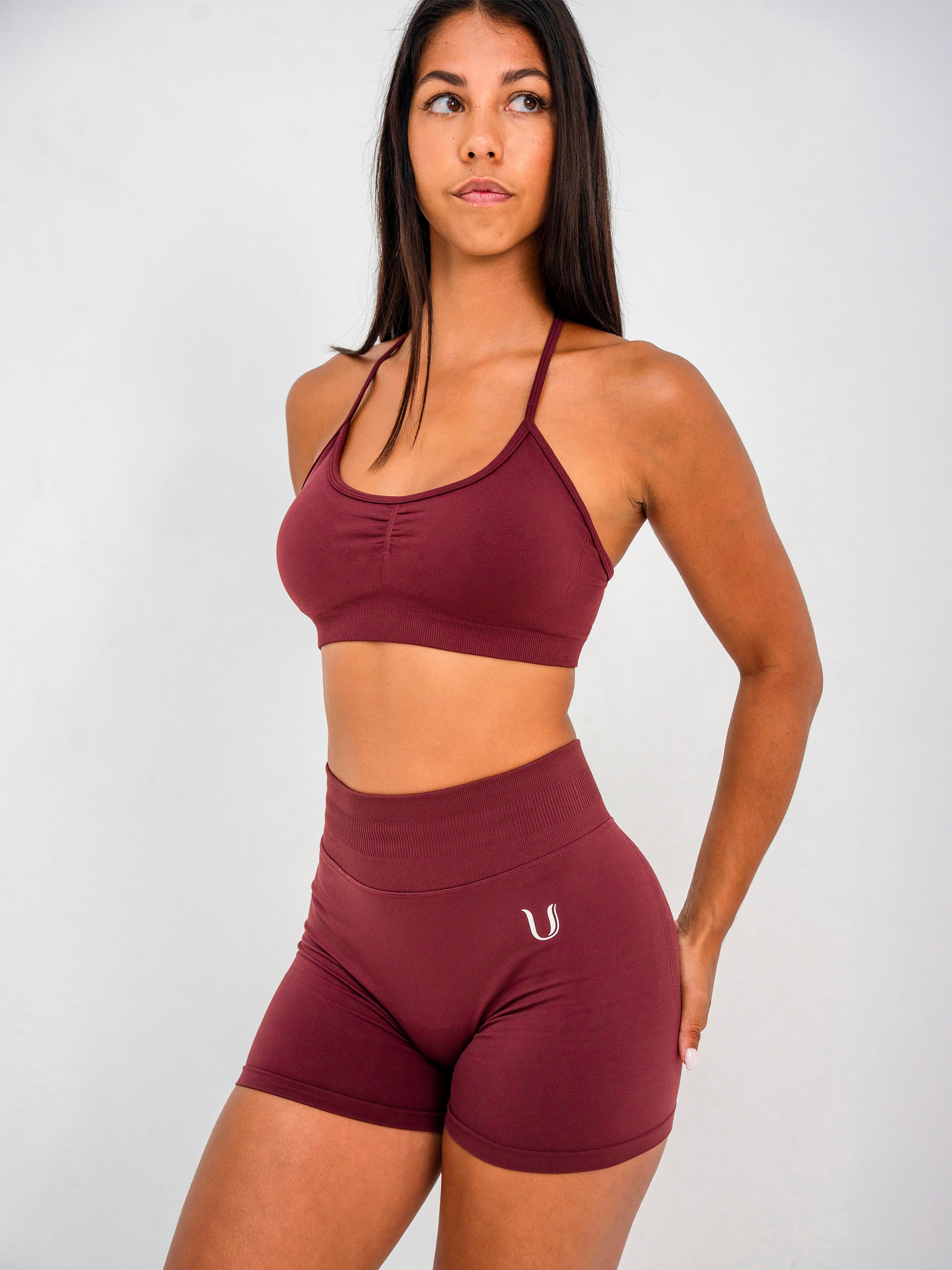 Luna | Top Deportivo Ajustable Premium - Burdeos
