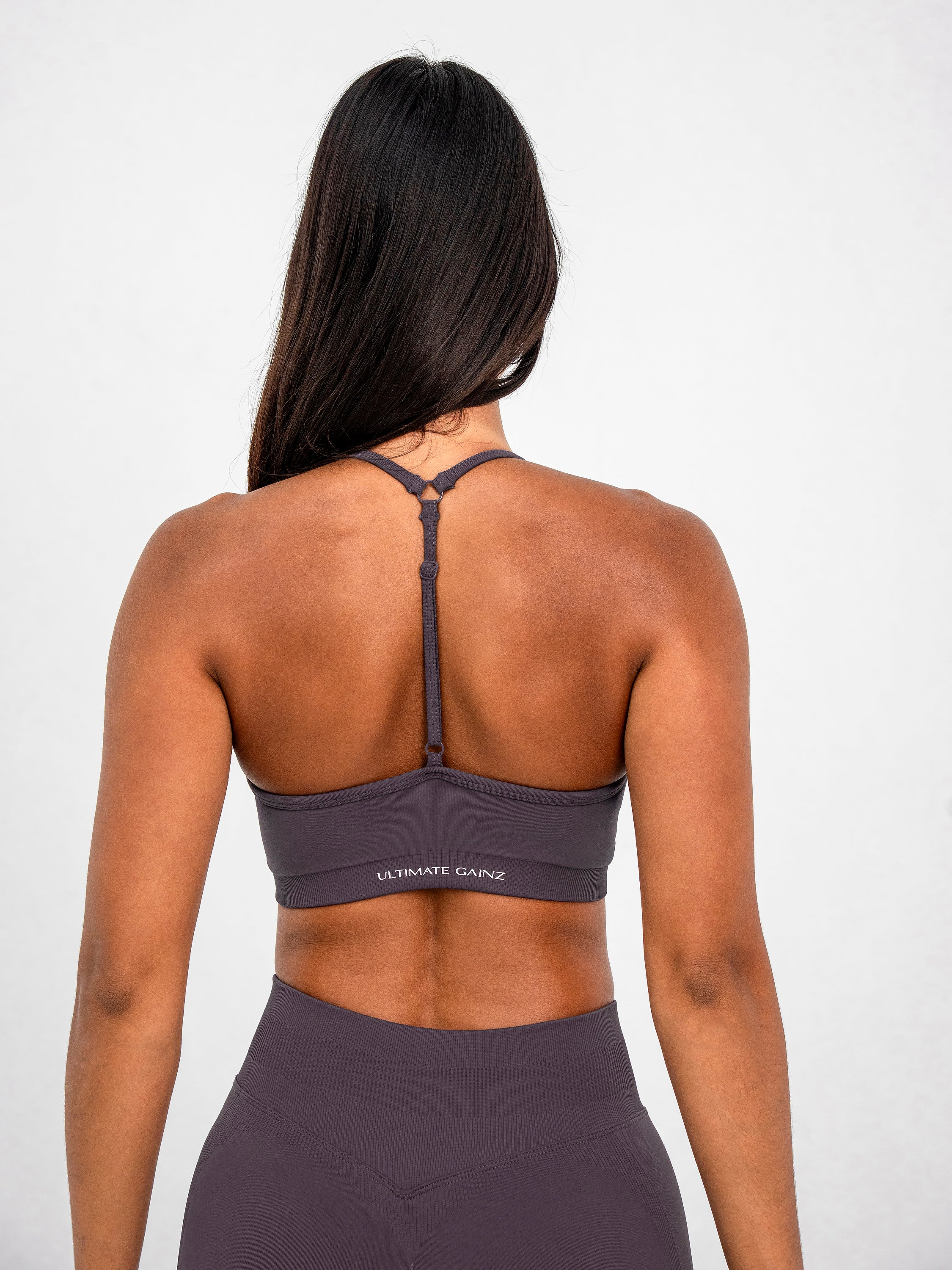 Luna | Top Deportivo Ajustable Premium - Lila empolvado