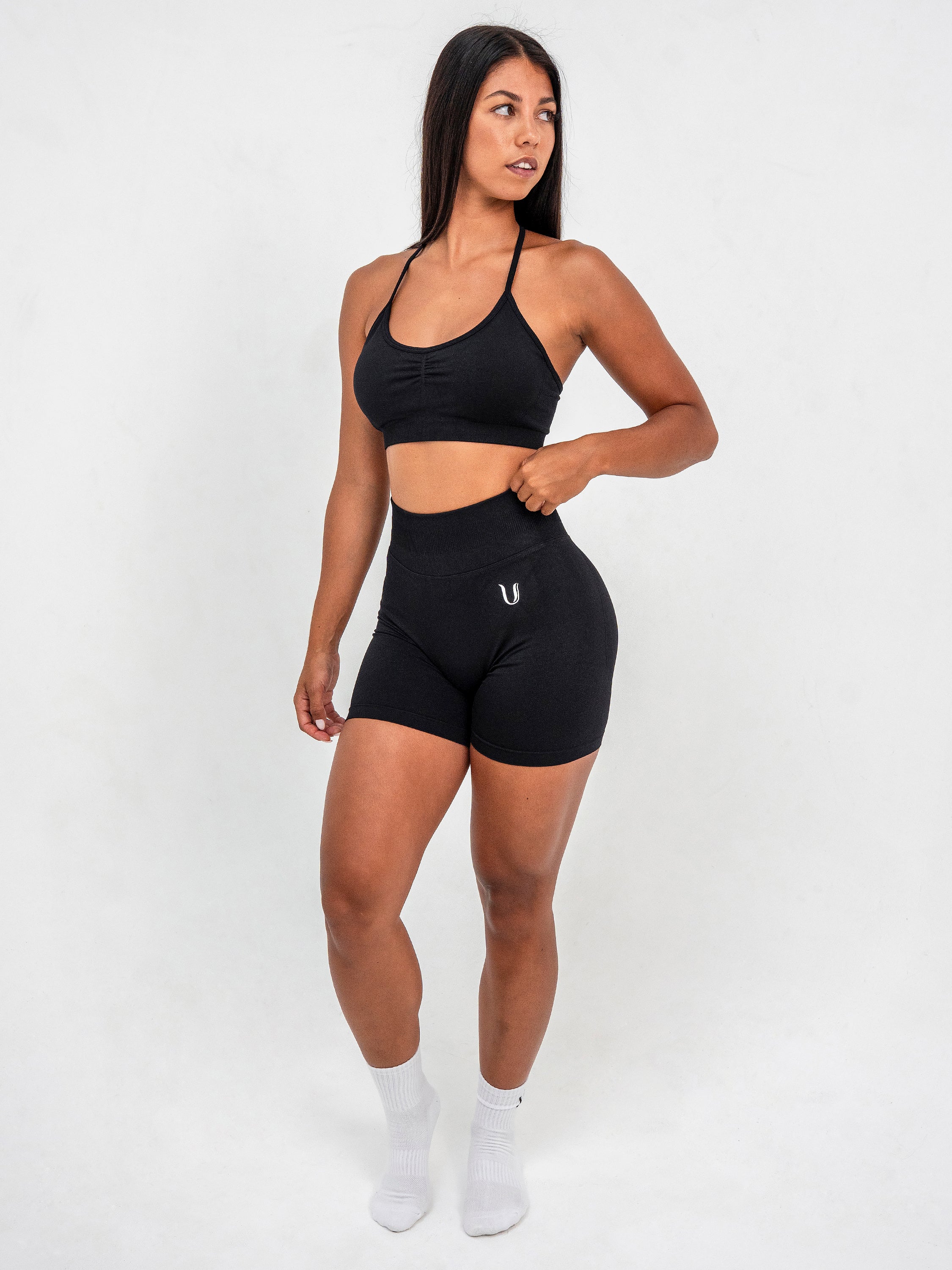Luna | Top Deportivo Ajustable Premium - Negro