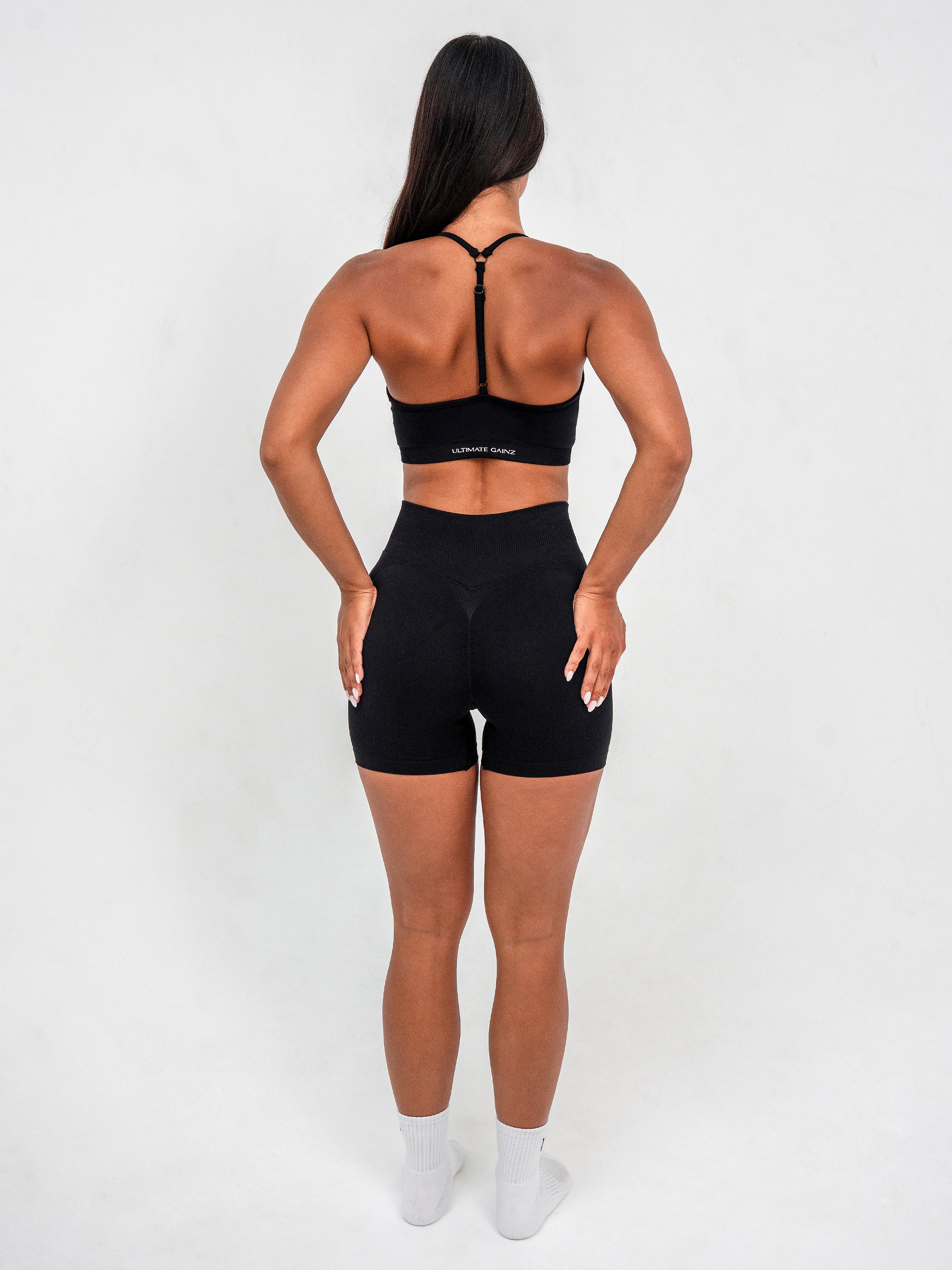 Luna | Top Deportivo Ajustable Premium - Negro