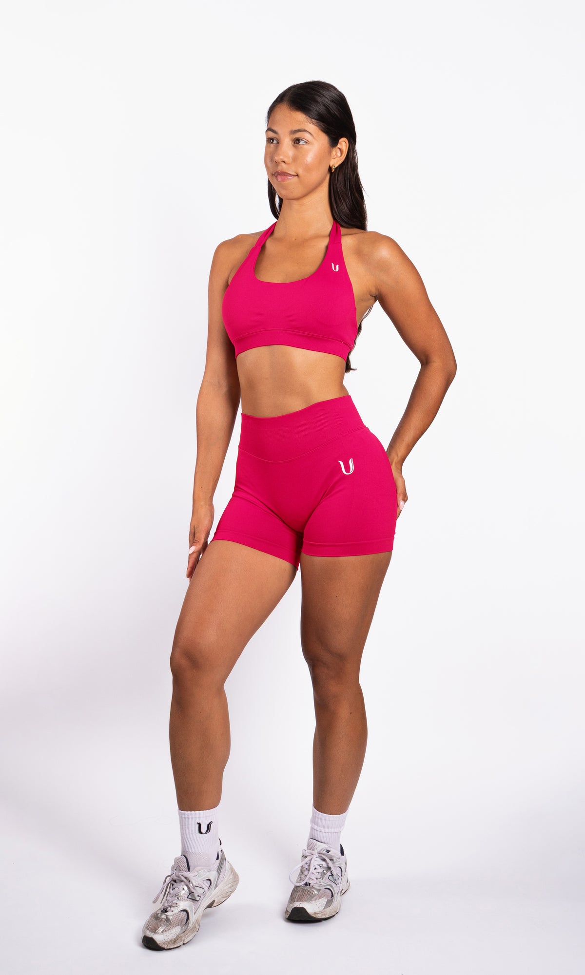 Beau | Halter Support Bra - Frambuesa