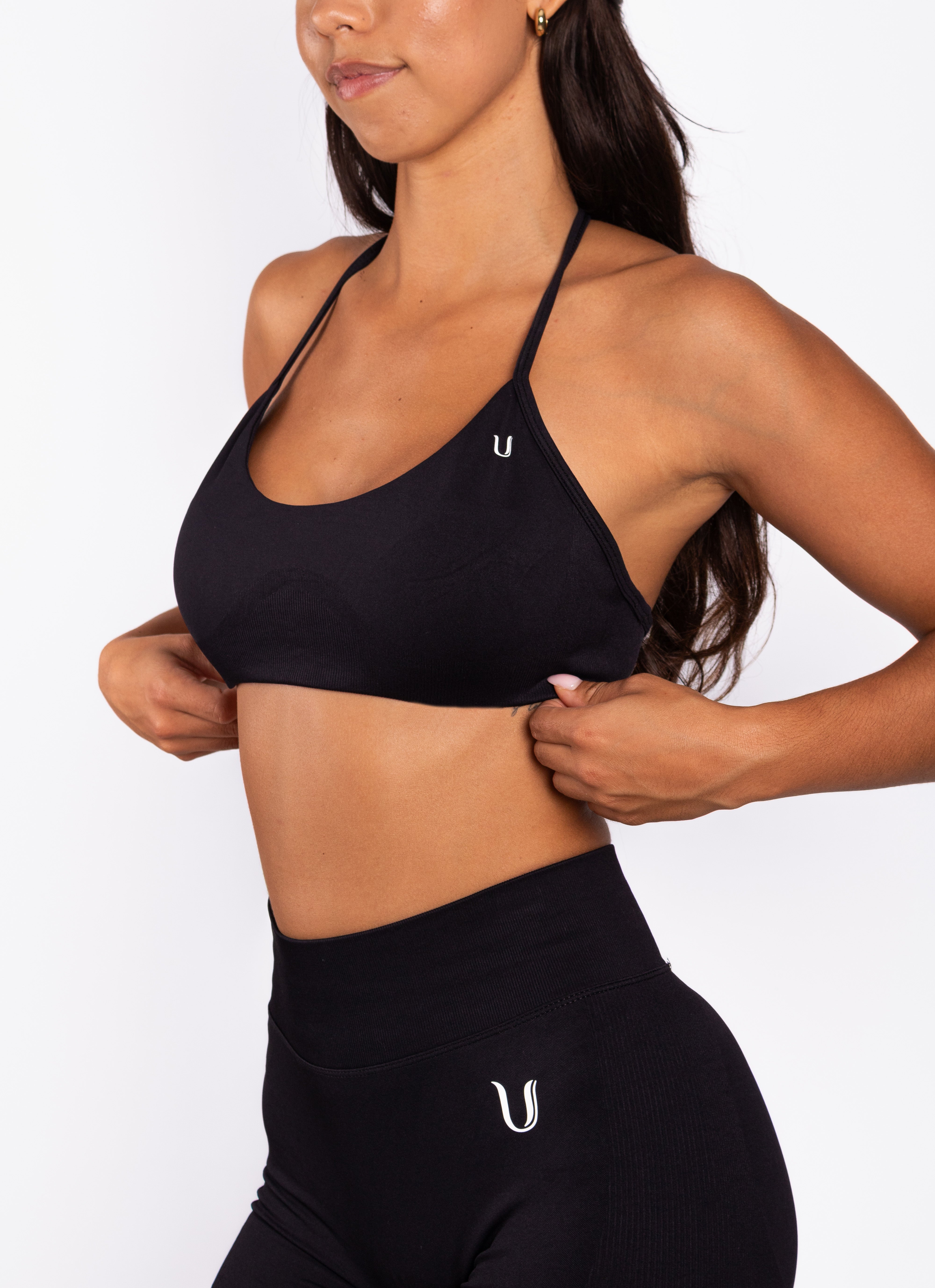 Nova | Sujetador Seamless Espalda Abierta – Negro