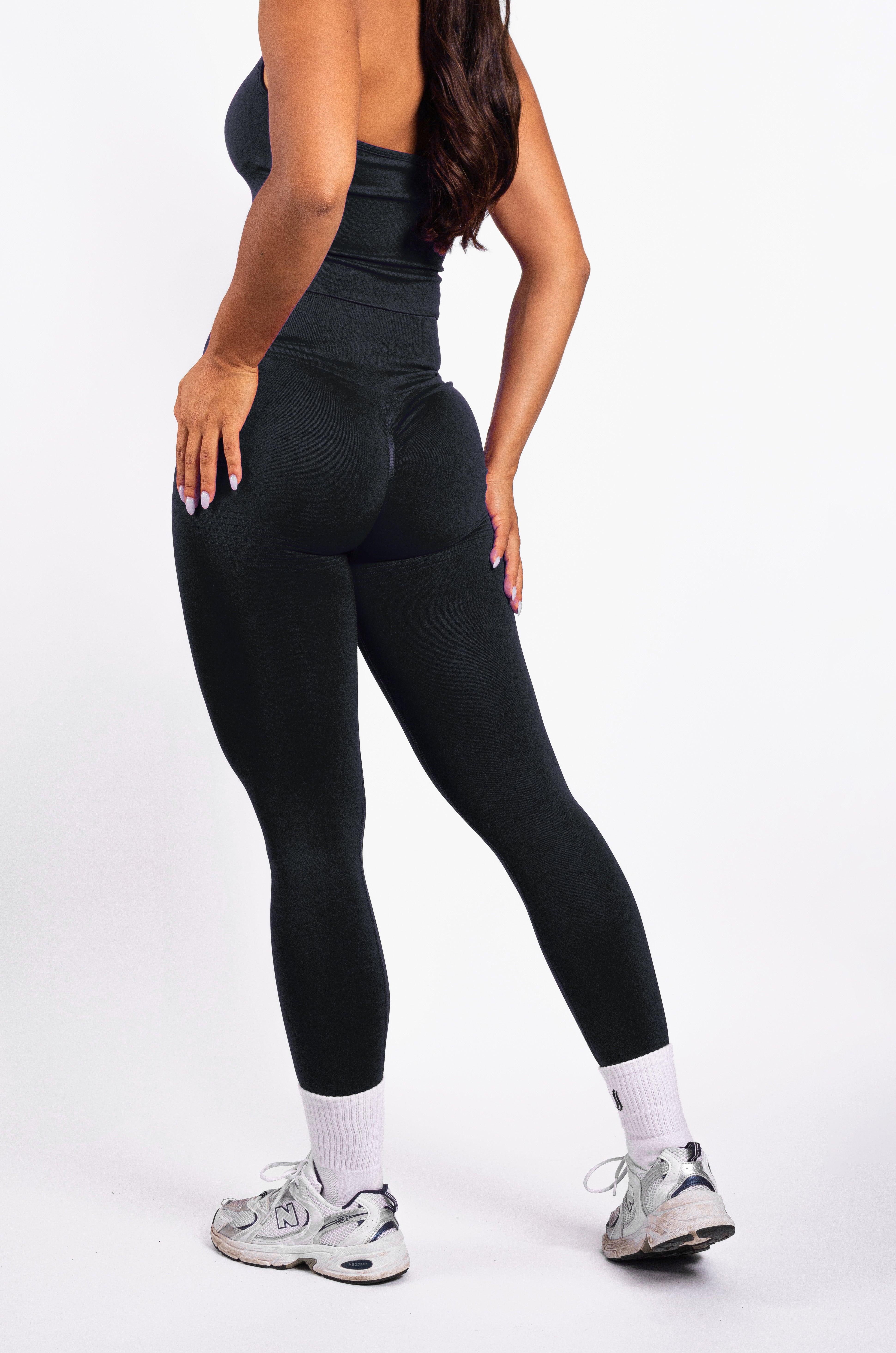 Bibi | Legging Acanalado Seamless – Rojo
