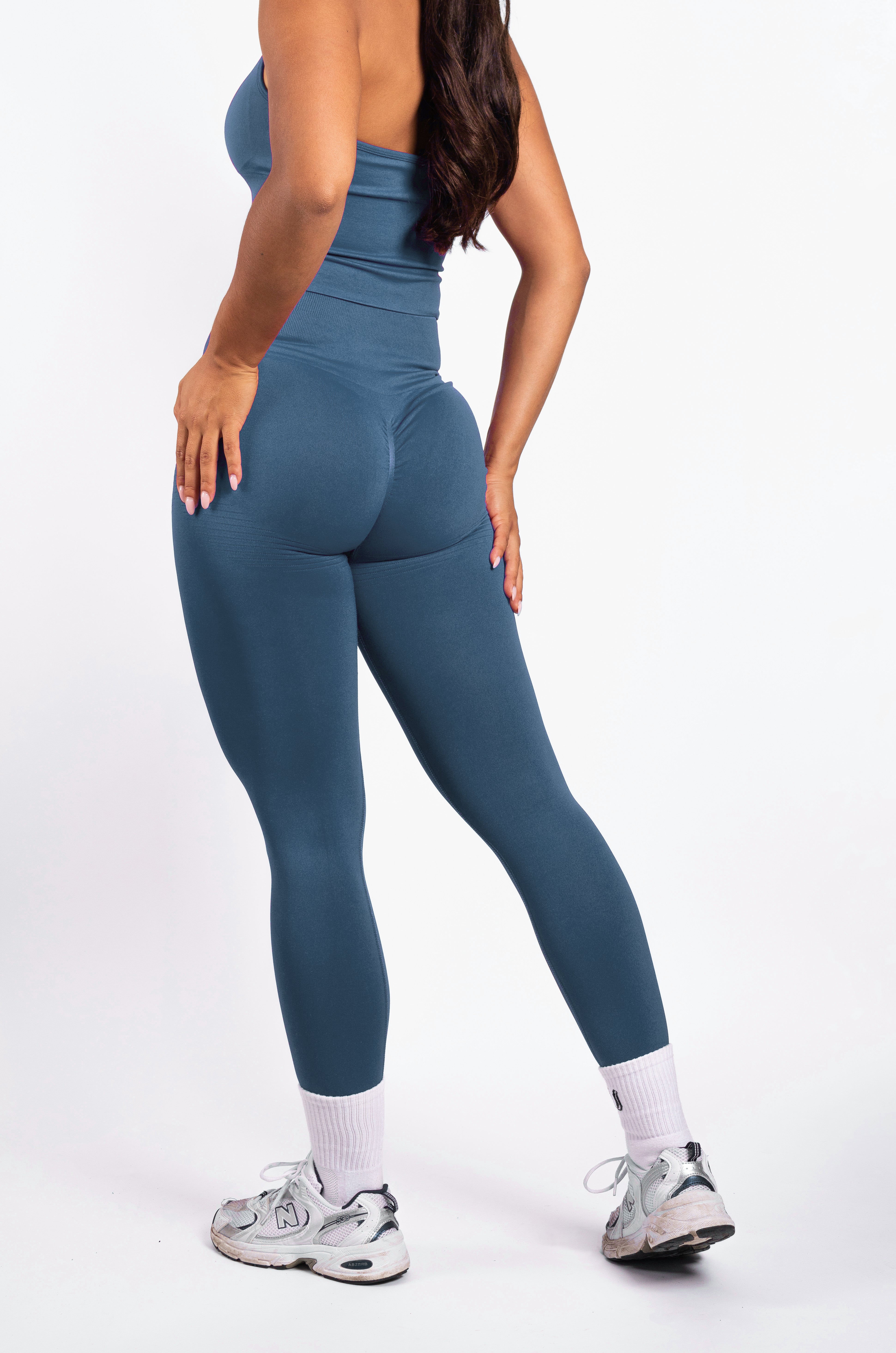 Bibi | Legging Acanalado Seamless – Rojo