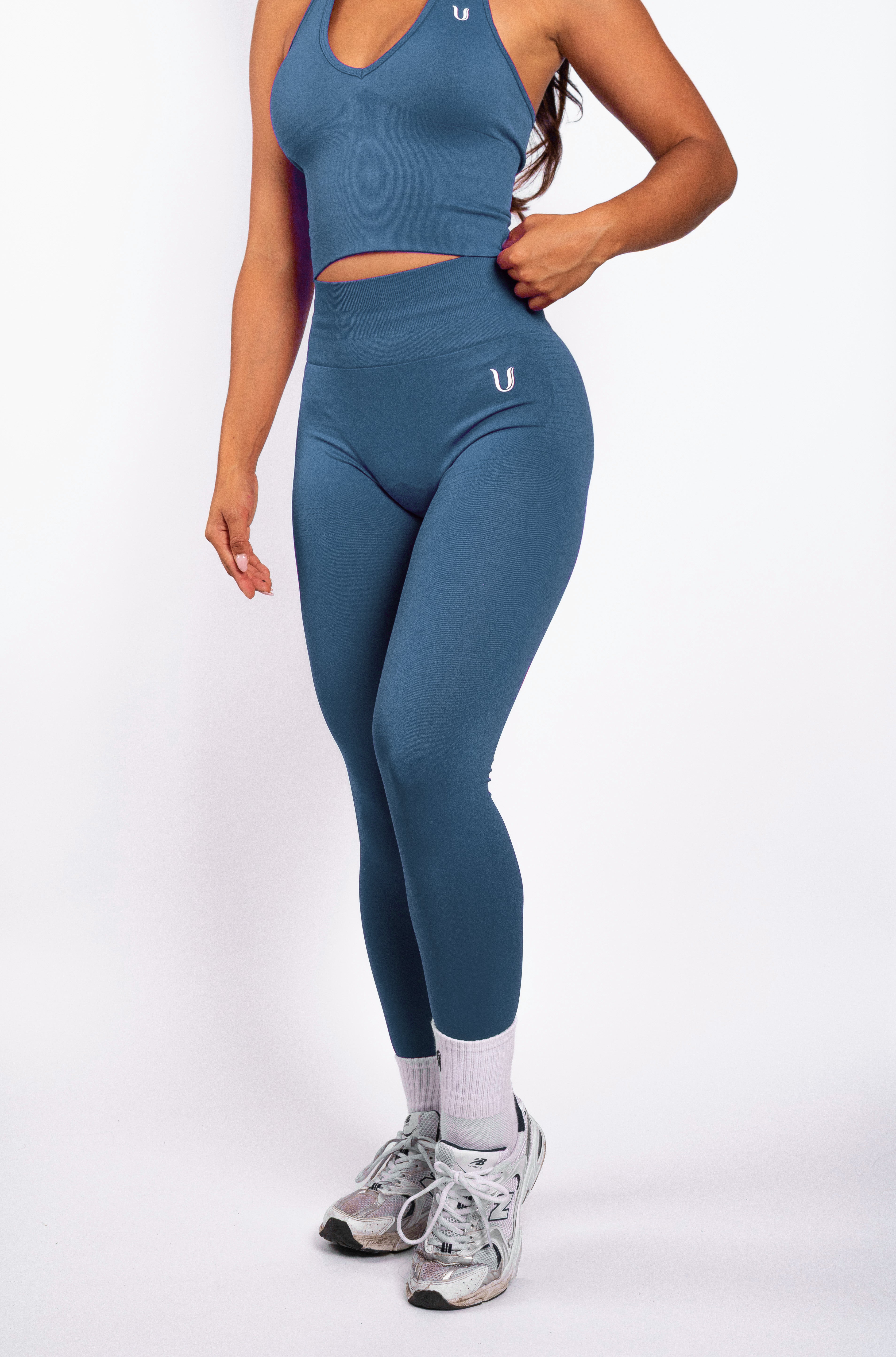 Bibi | Legging Acanalado Seamless – Rojo