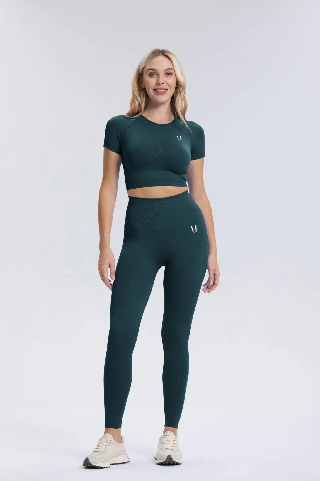 Leonie | Legging Scrunch - Verde Azulado