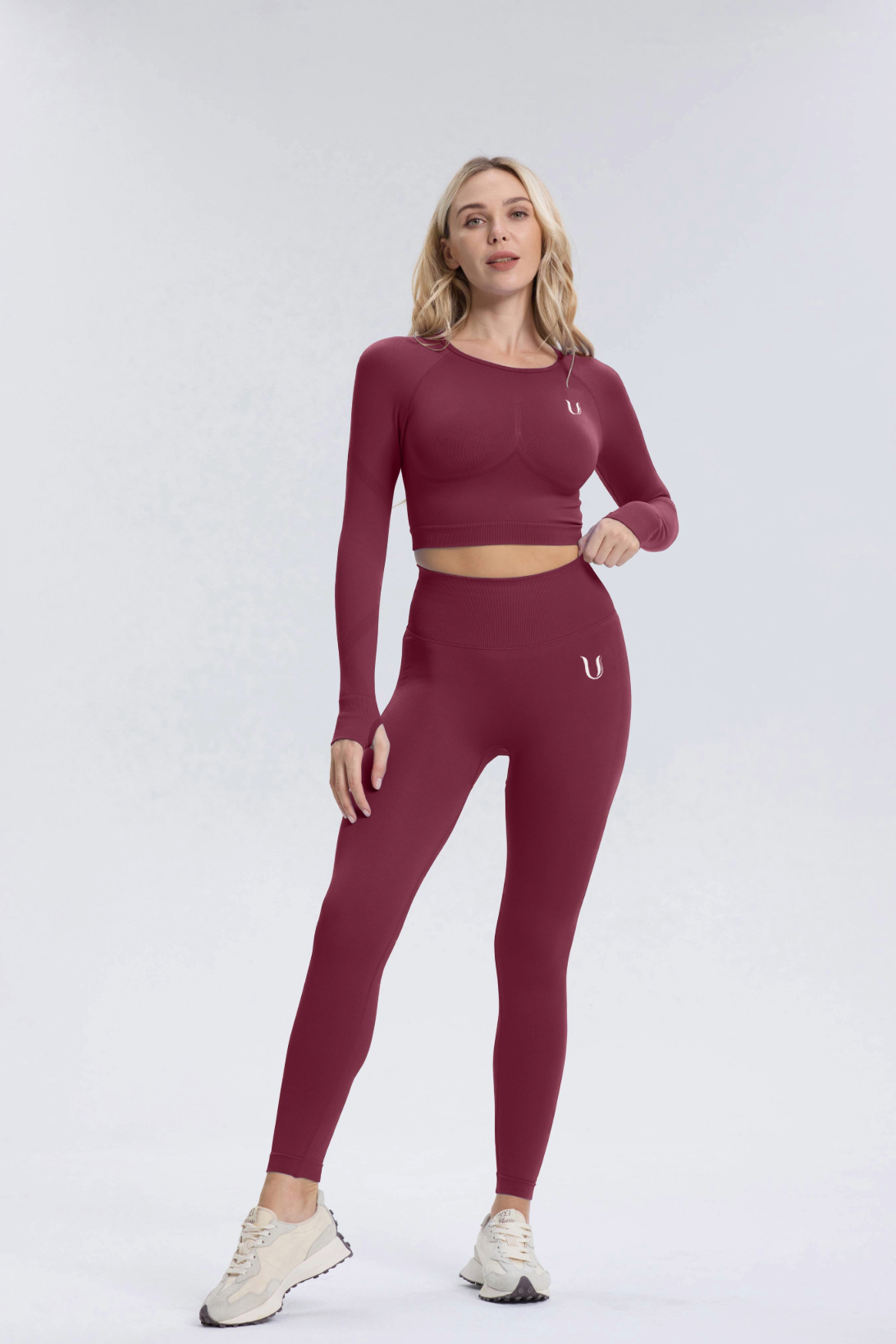 Leonie | Legging Scrunch - Vino Rojo