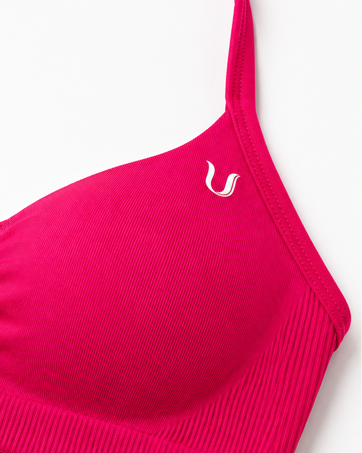Beau | Halter Support Bra - Frambuesa