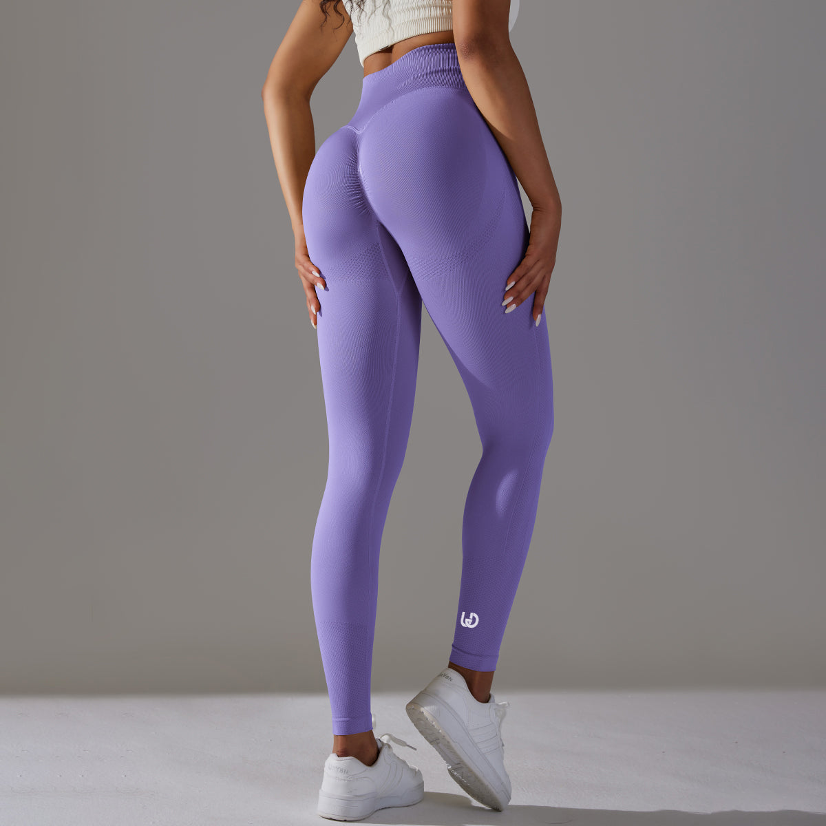 Celine | Leggings Ajustados con cintura alta - Púrpura