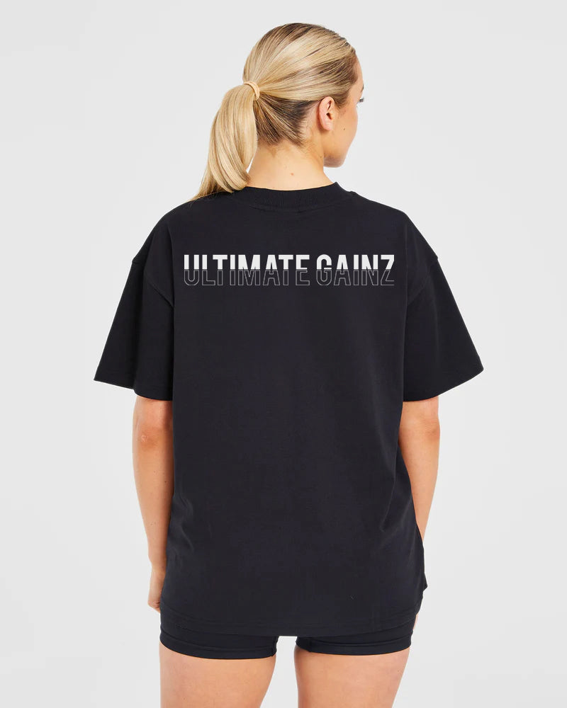 Ultimate Gainz | Camisa unisex extragrande - Blanco