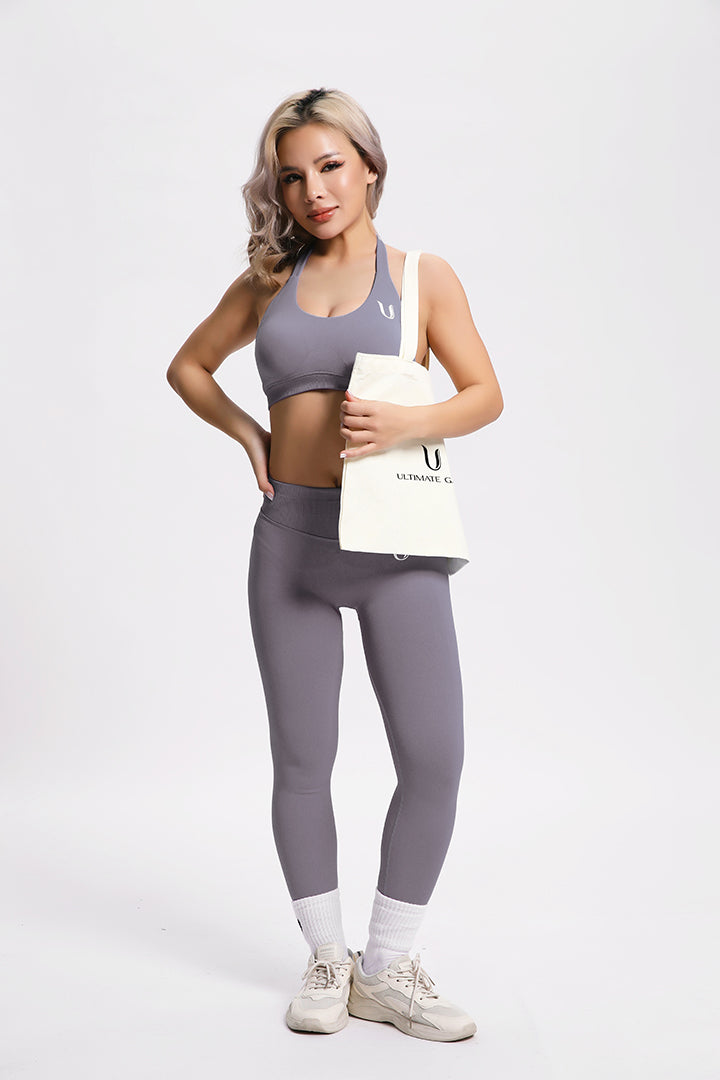 Beau | Leggings de Alto Rendimiento - Gris