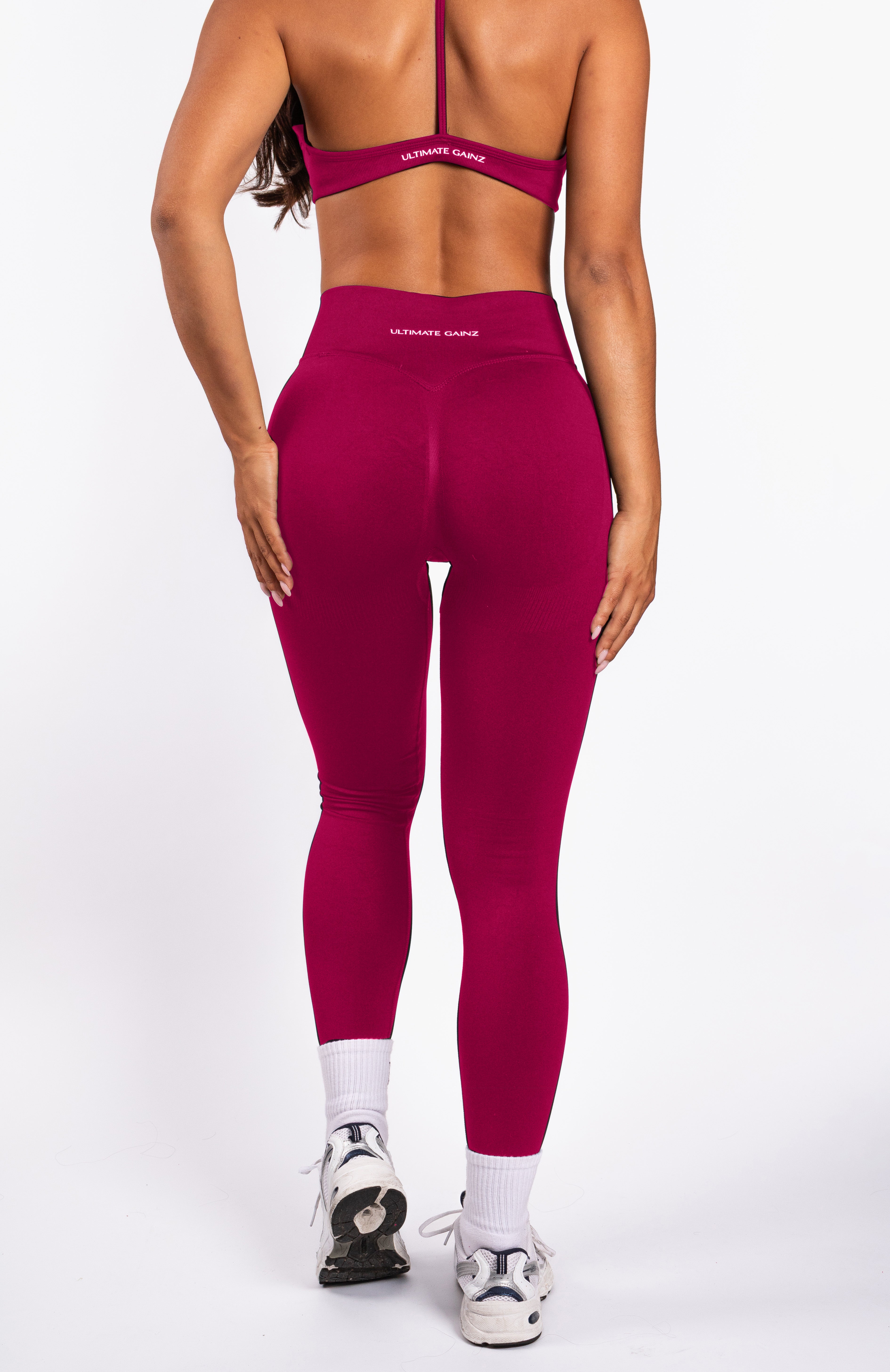 Nova | Seamless Shaping Leggings – Raspberry