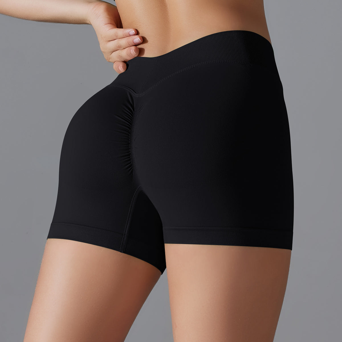 Negro﻿Mila V2 | Scrunch Sport Short - ﻿﻿Negro