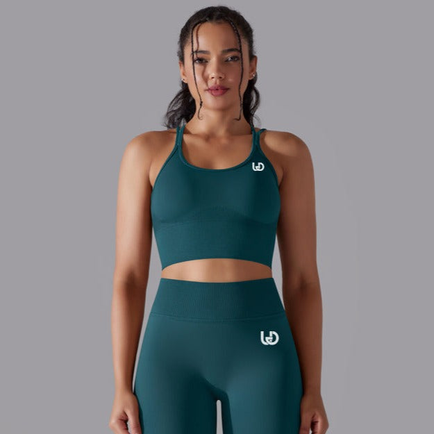 <tc>Margarita | Sujetador deportivo con tirantes - VerdeOscuro</tc>