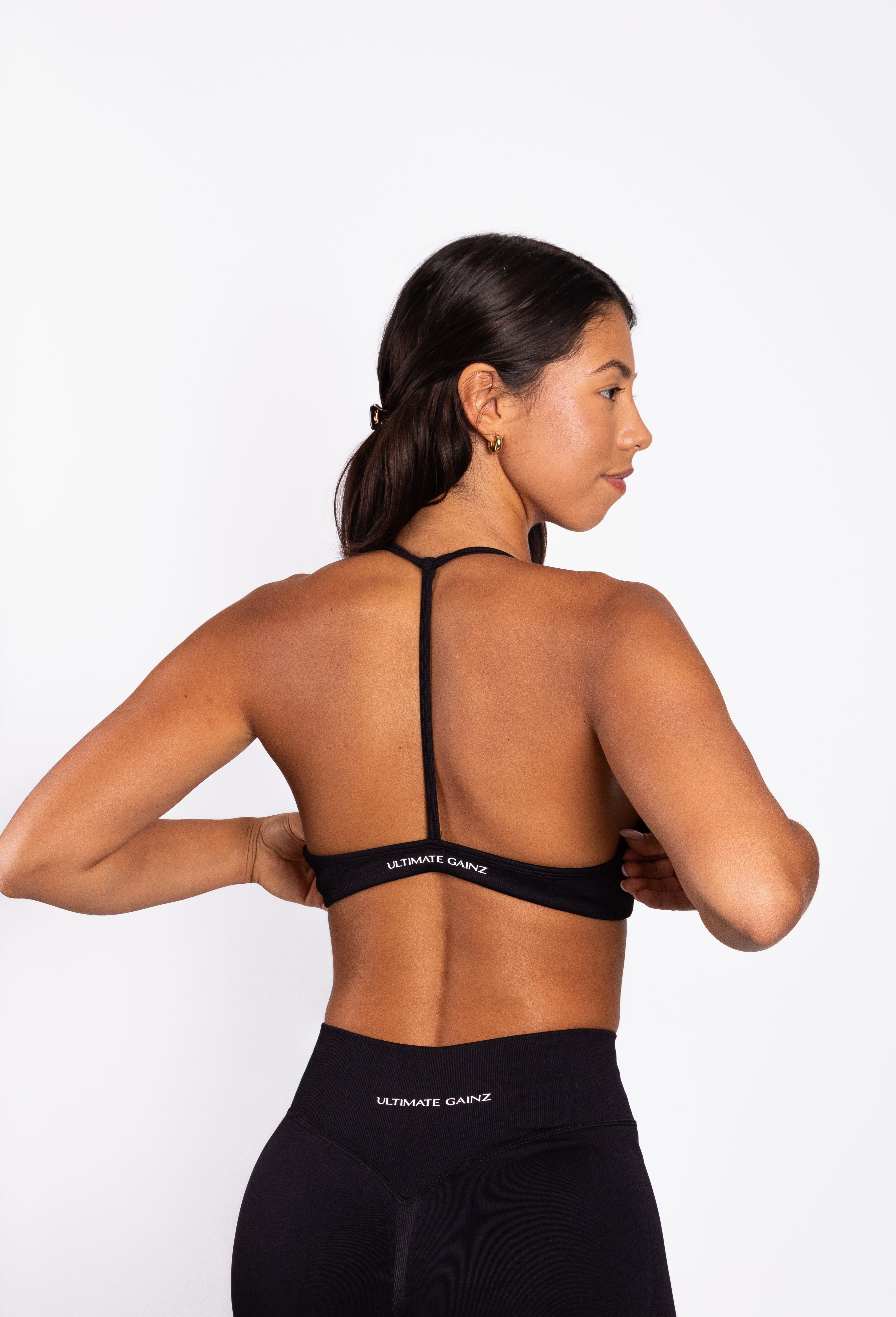 Nova | Sujetador Seamless Espalda Abierta – Negro