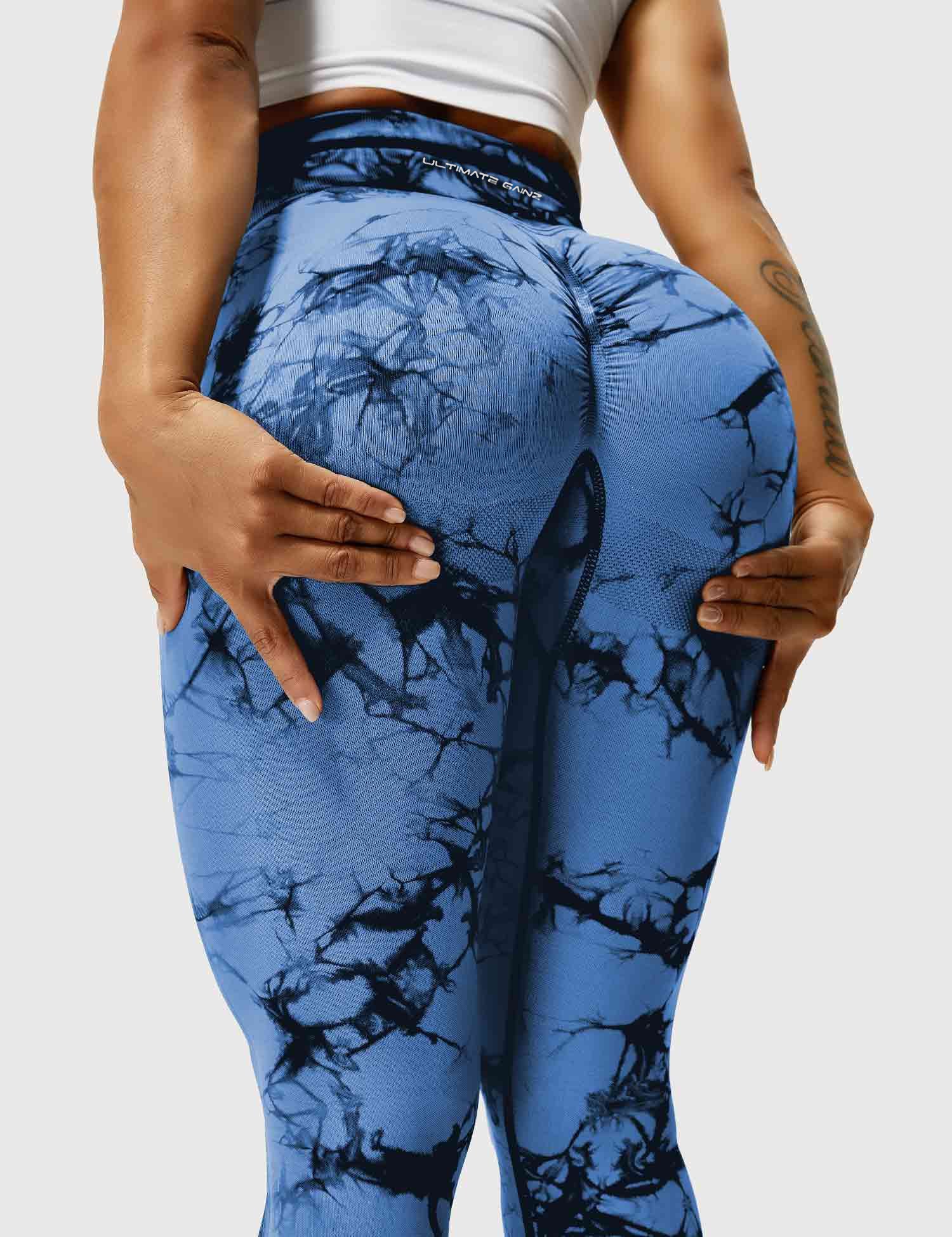 Aimy | Legging Scrunch Tie Dye - Azul