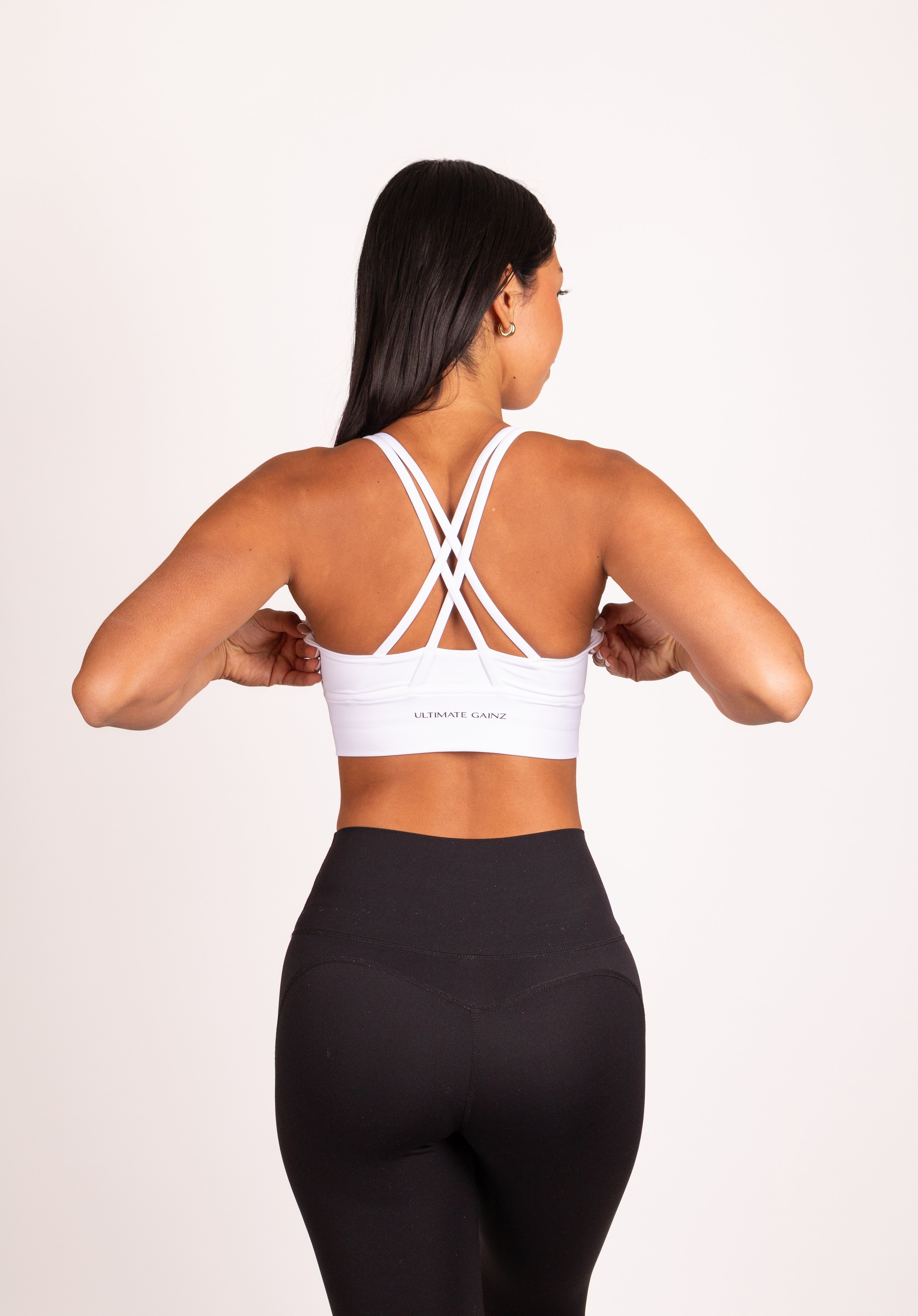 Kyra | Cross bra - White
