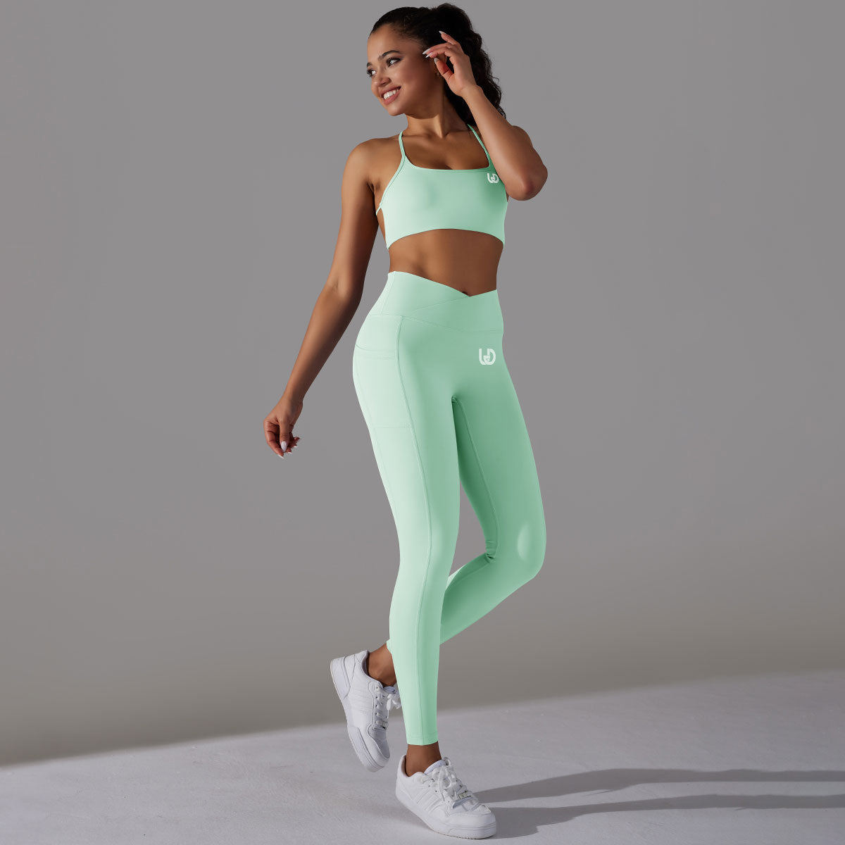 Milá | Conjunto Legging-Top - Verde