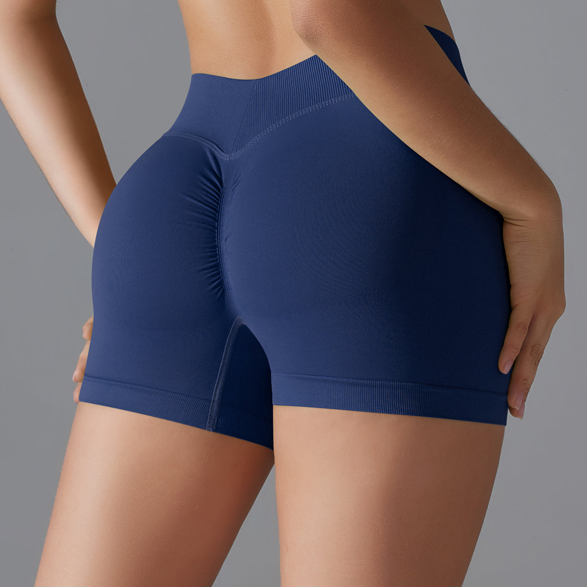 Mila V2 | Scrunch Sport Short - ﻿Azul marino