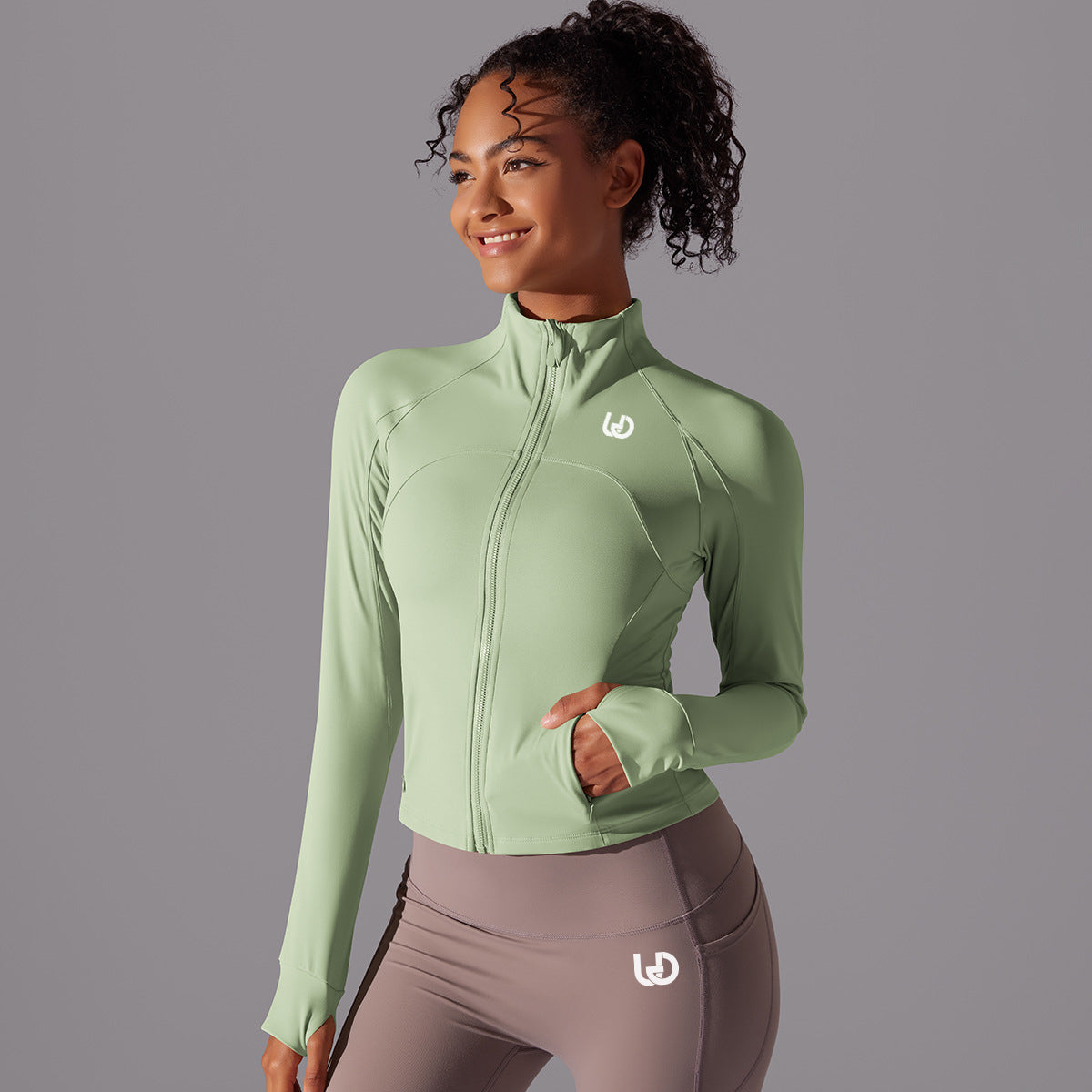 Cloe | Chaqueta Performance con cremallera - Verde