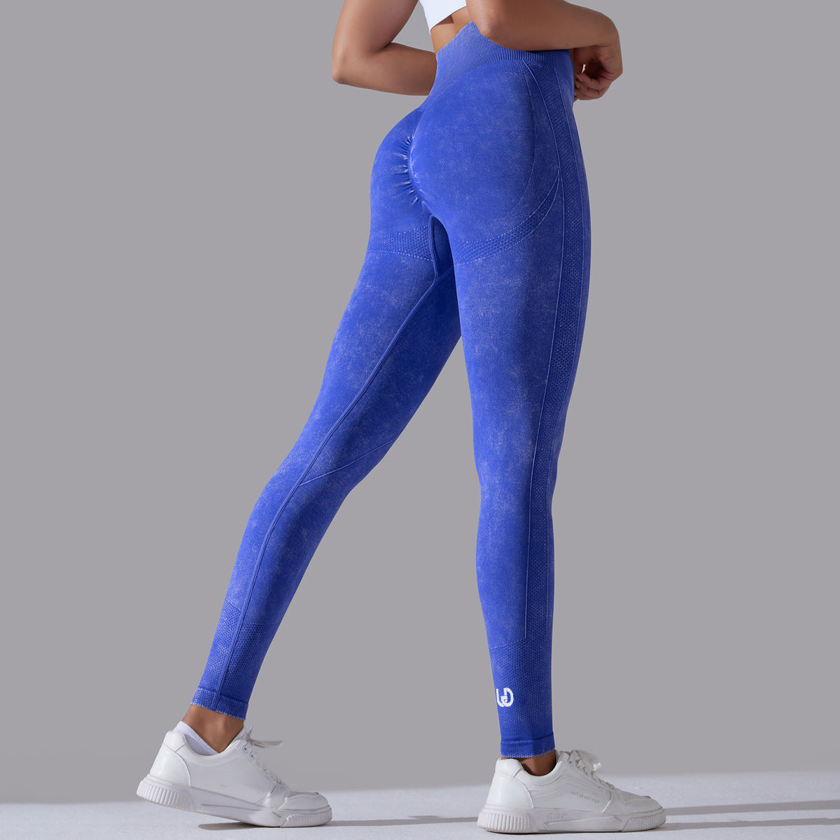 Jane | Patrones De Legging Scrunch - Azul