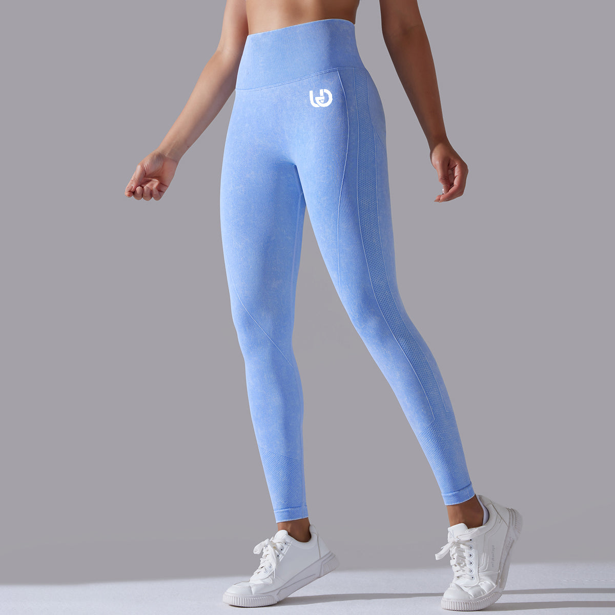 Jane | Patrones Legging Scrunch - Azul Cielo