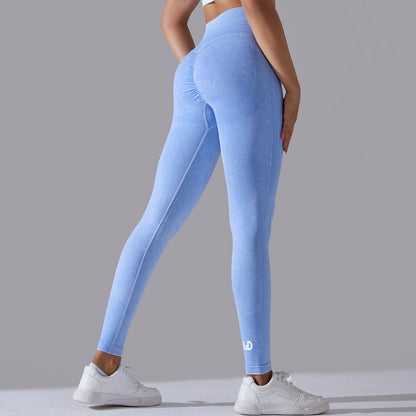 Jane | Patrones Legging Scrunch - Azul Cielo