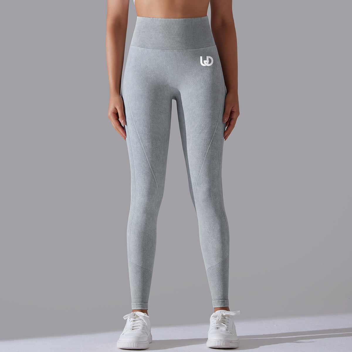 Jane | Patrones De Legging Scrunch - Gris Claro