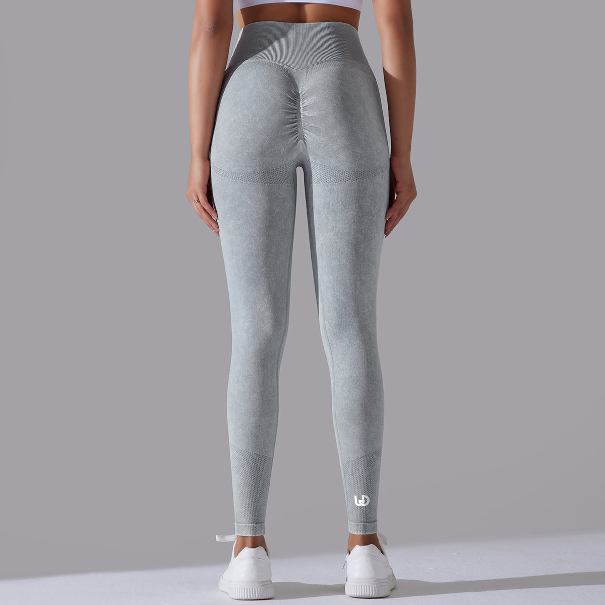 Jane | Patrones De Legging Scrunch - Gris Claro