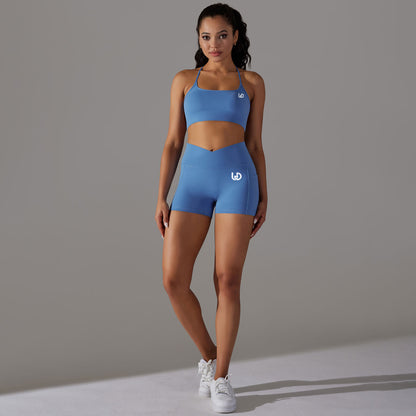 Mila | Short Set Blauw - Ultimate Gainz