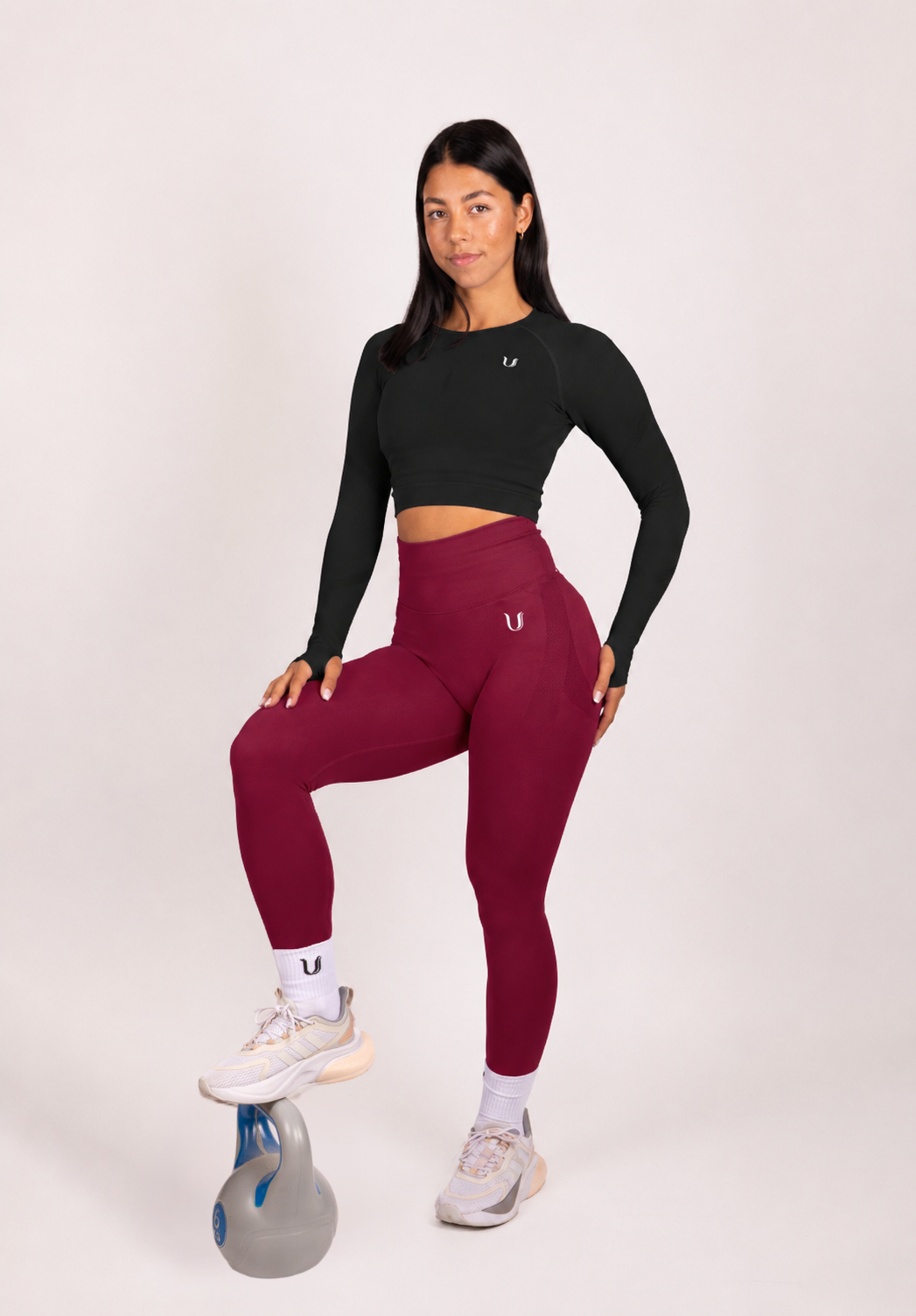 Leonie | Leggings Premium Scrunch - Rojo