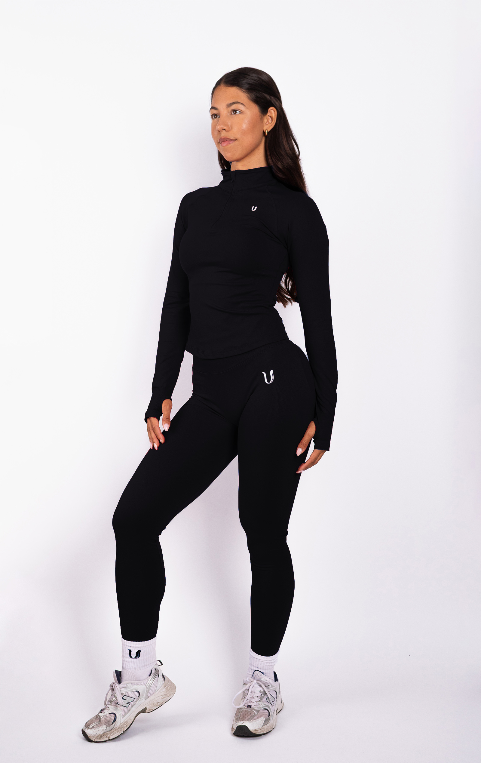 Beau | Half Zip Top Manga Larga Rojo
