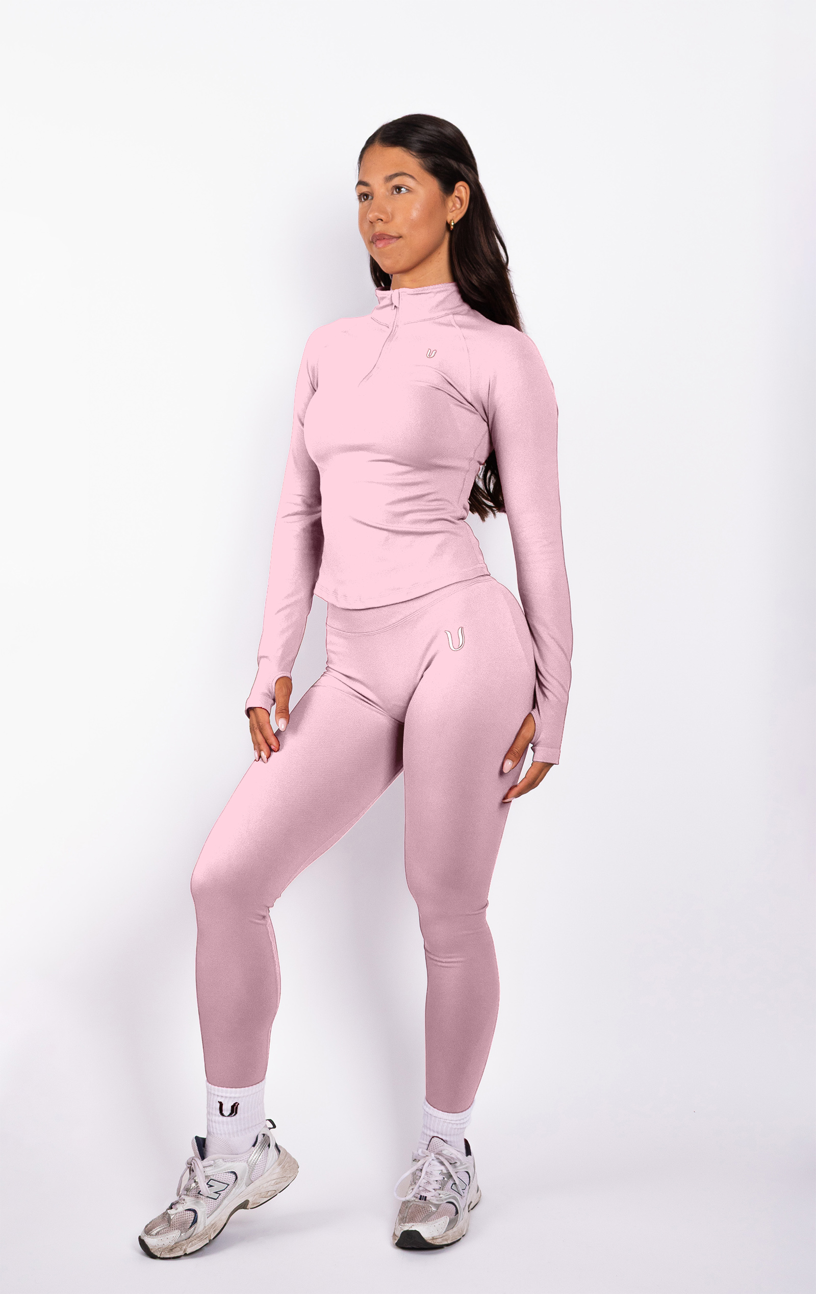 Beau | Half Zip Top Manga Larga Rojo