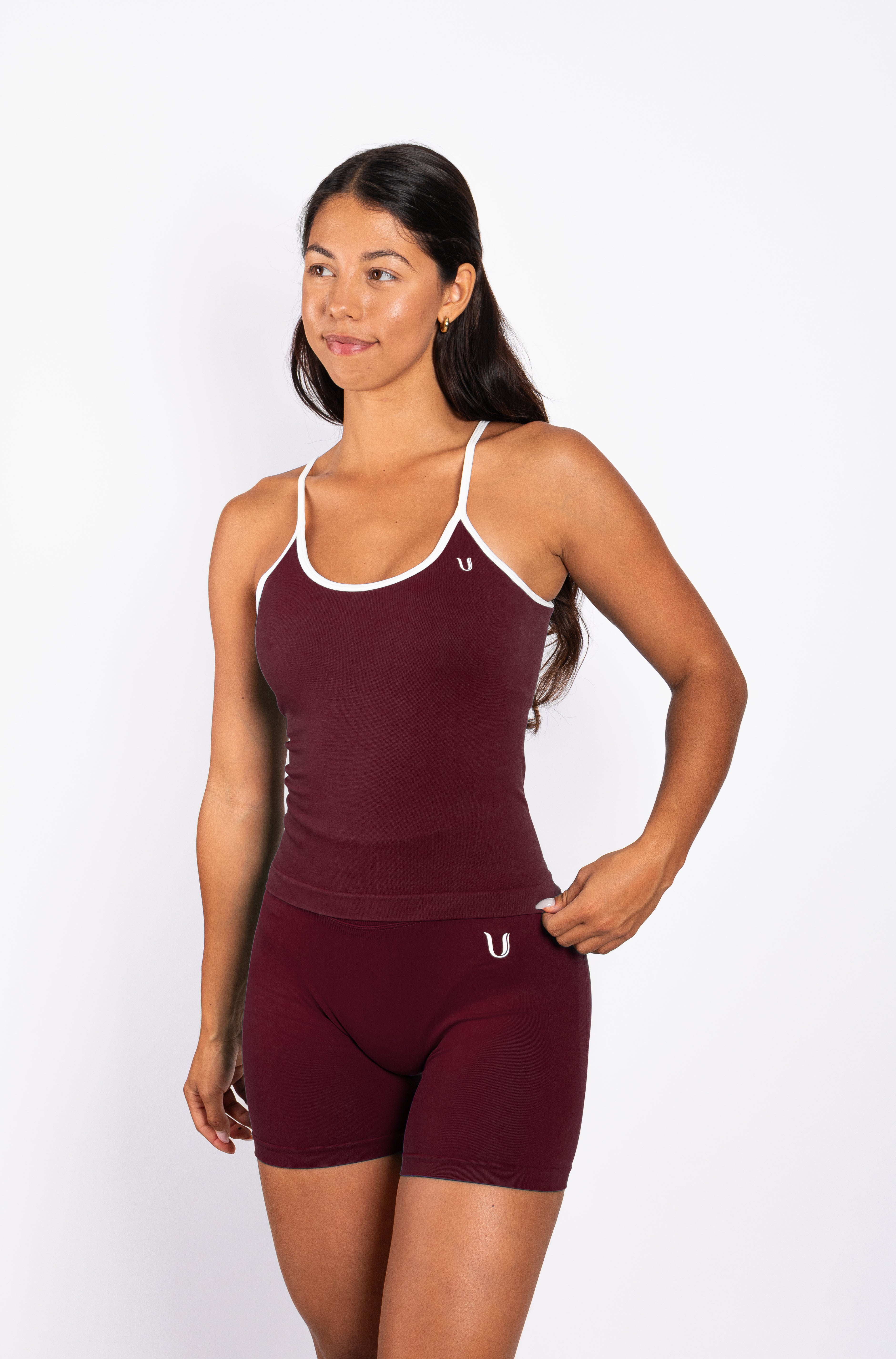Ivy | Seamless Top de Tirantes – Burdeos