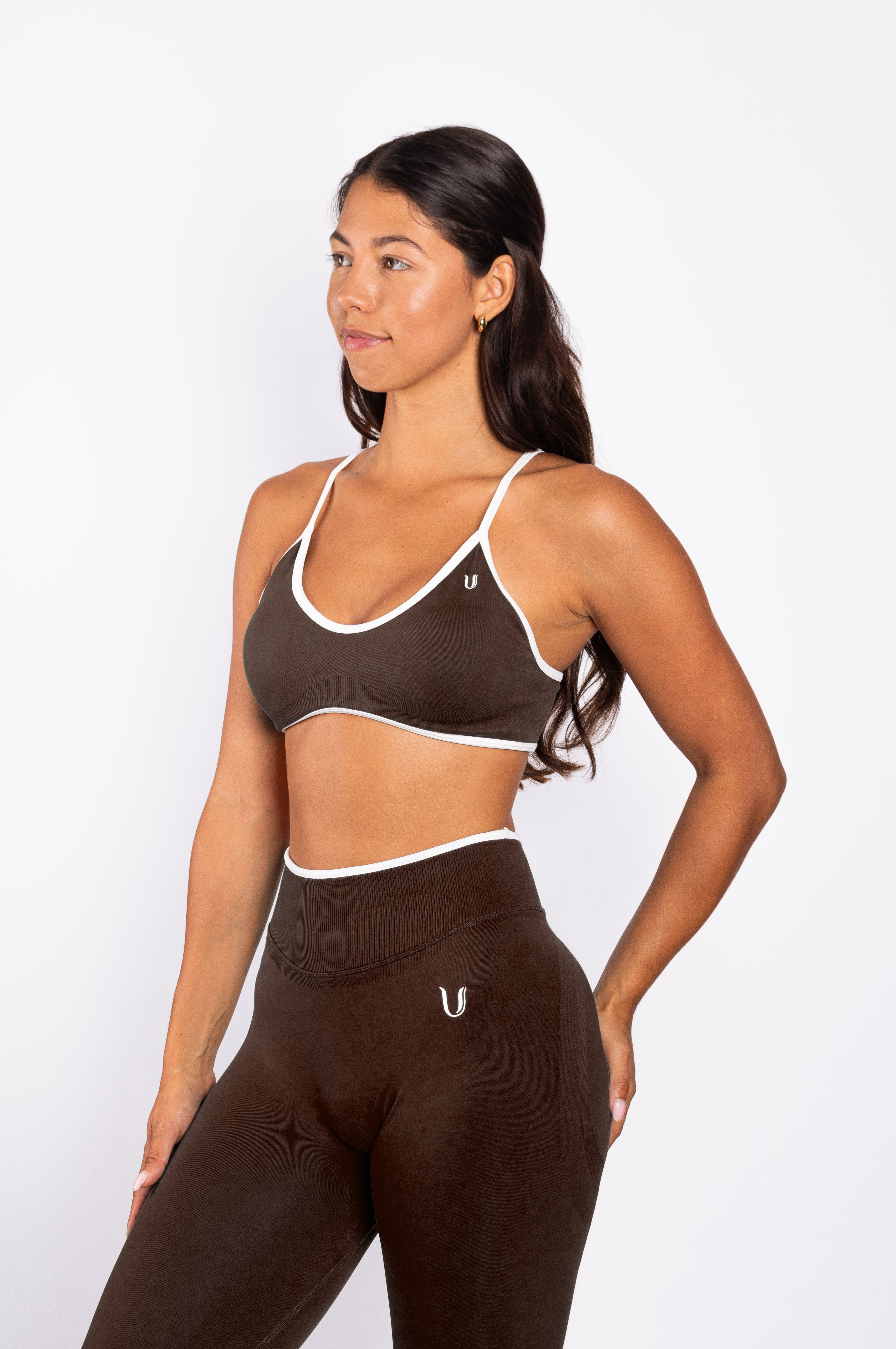Ivy | Seamless Top de Tirantes – Marrón