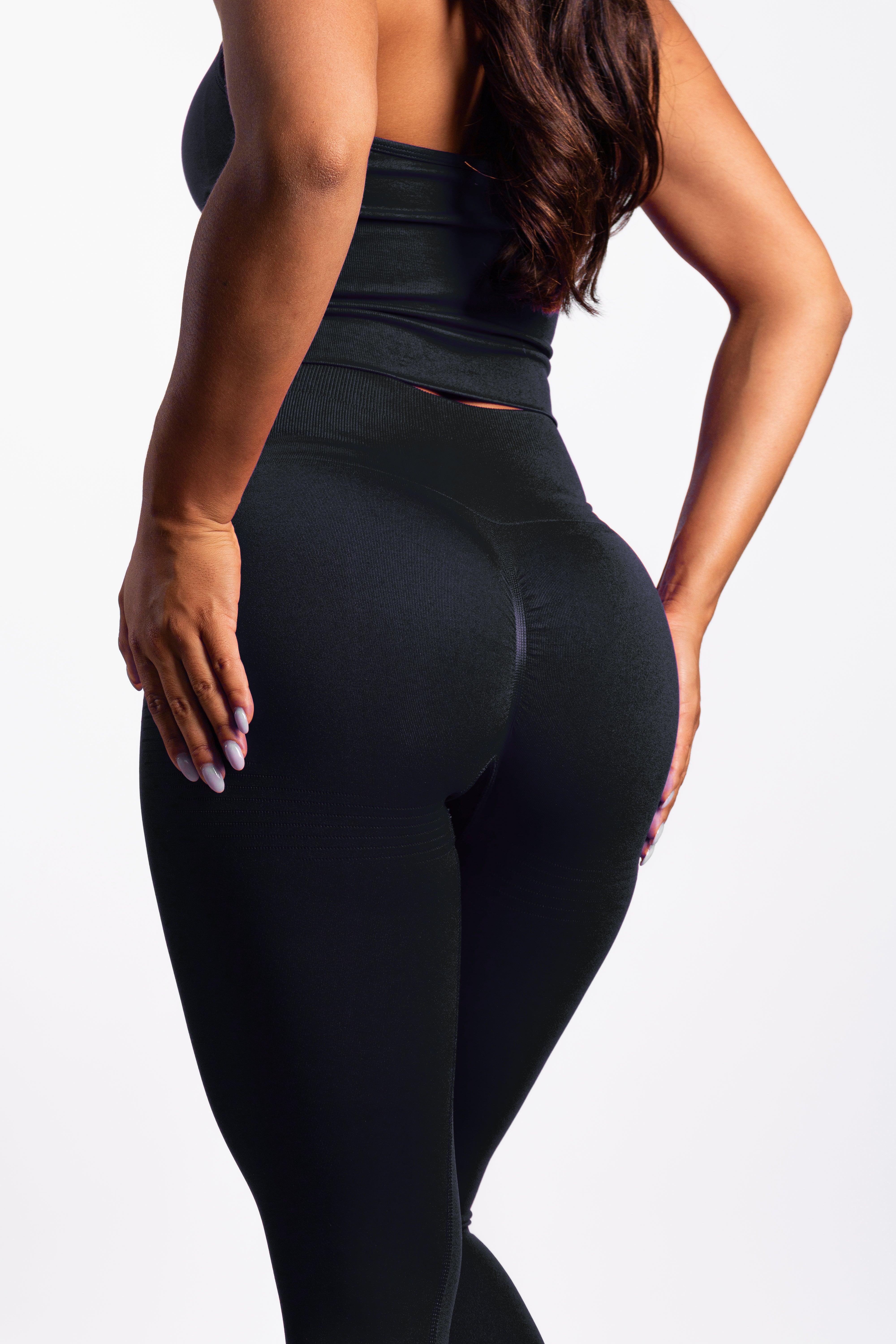 Bibi | Legging Acanalado Seamless – Rojo