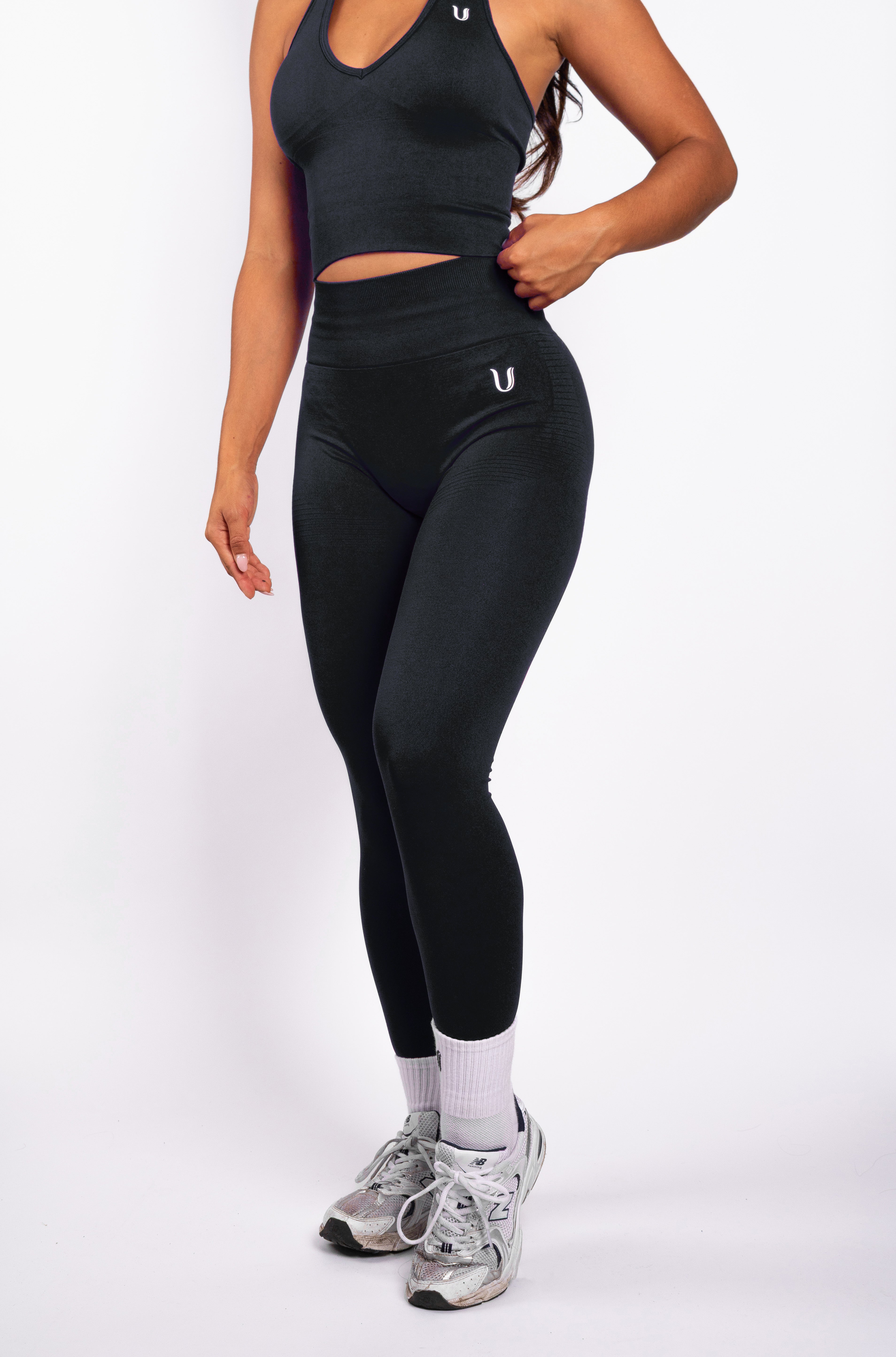 Bibi | Legging Acanalado Seamless – Rojo