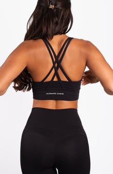 Kira | Sujetador cruzado - Negro