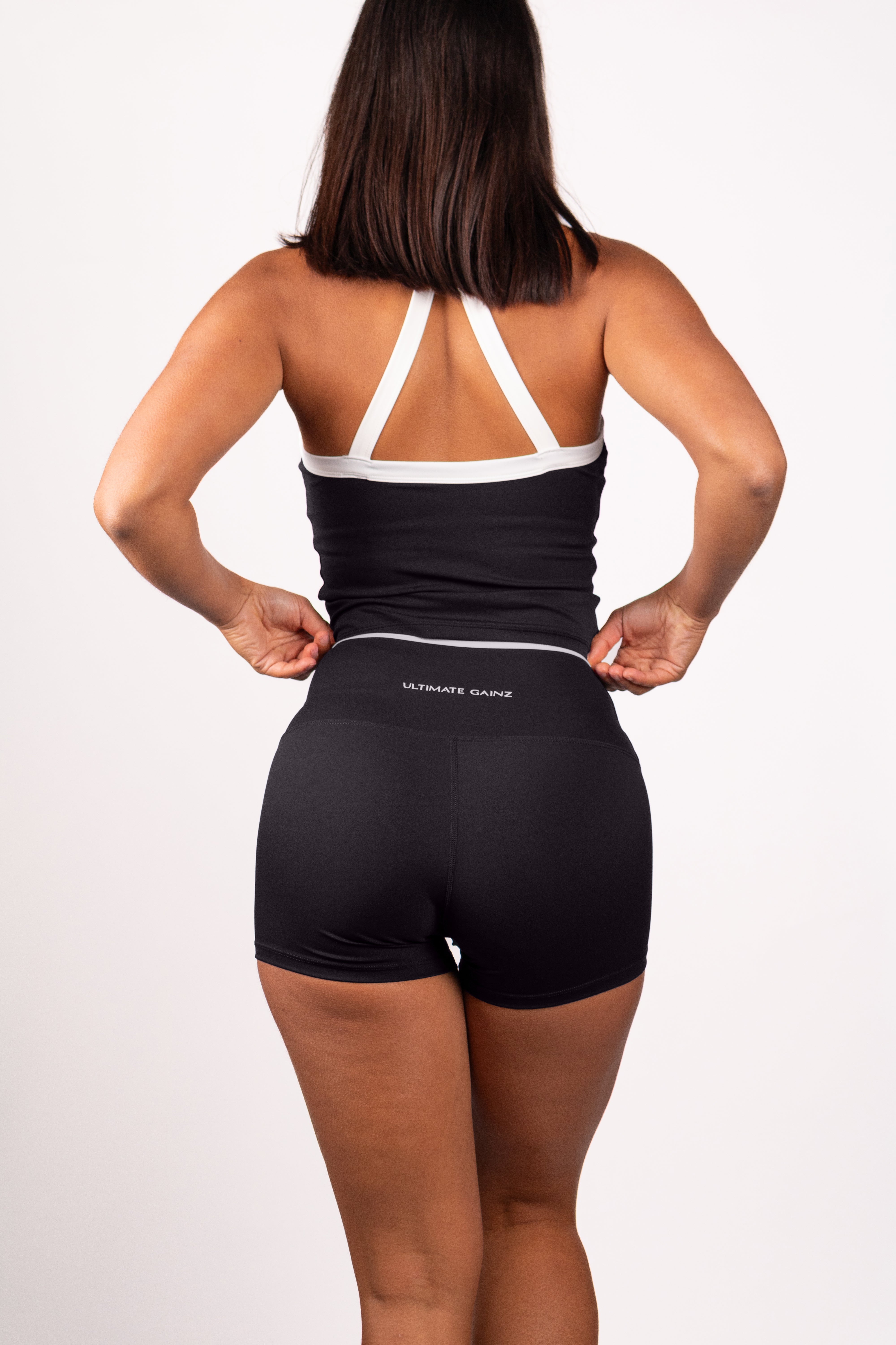 Ivy | Top Espalda Abierta – Negro