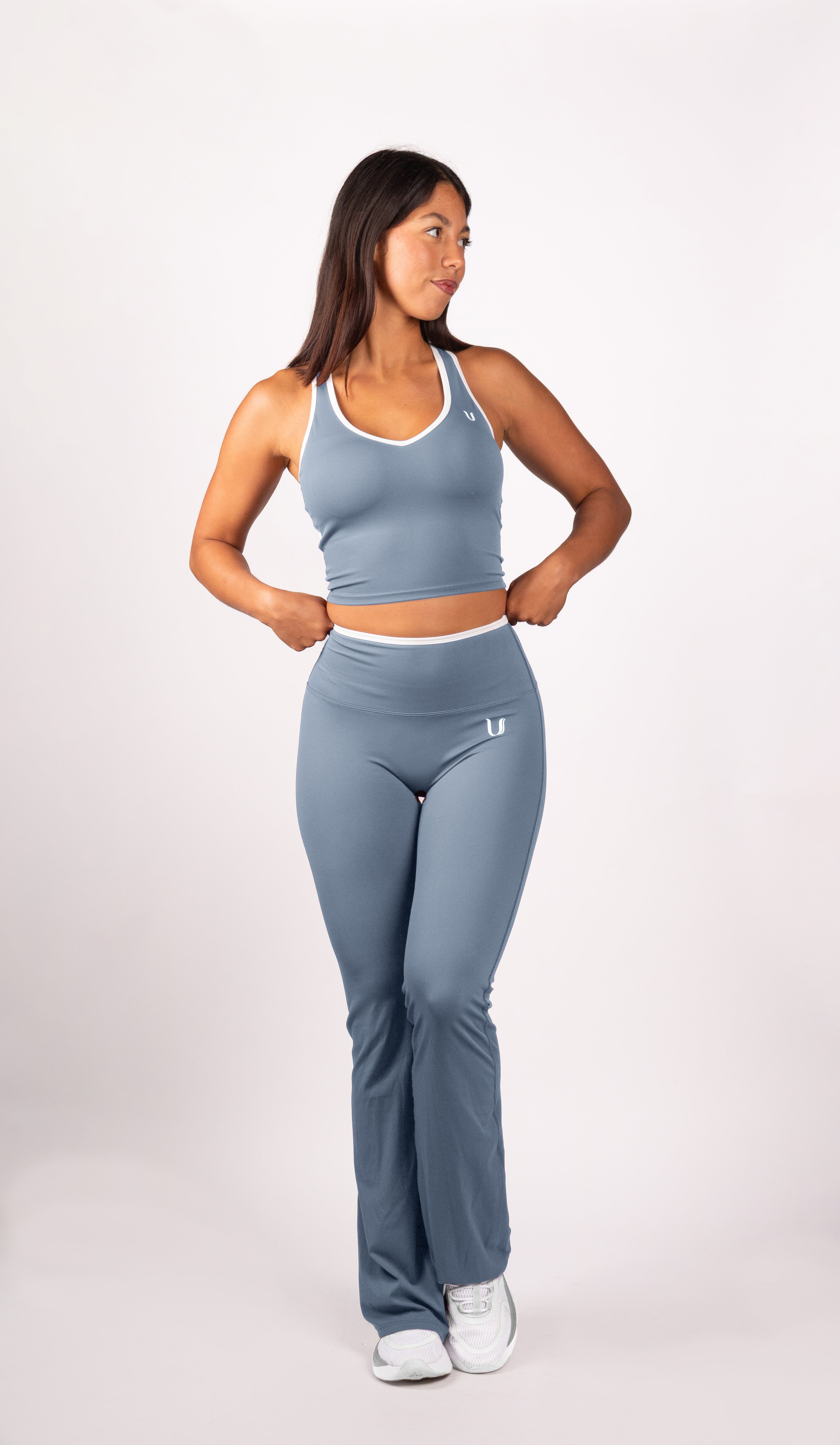 Ivy | Flare Legging – Azul Claro