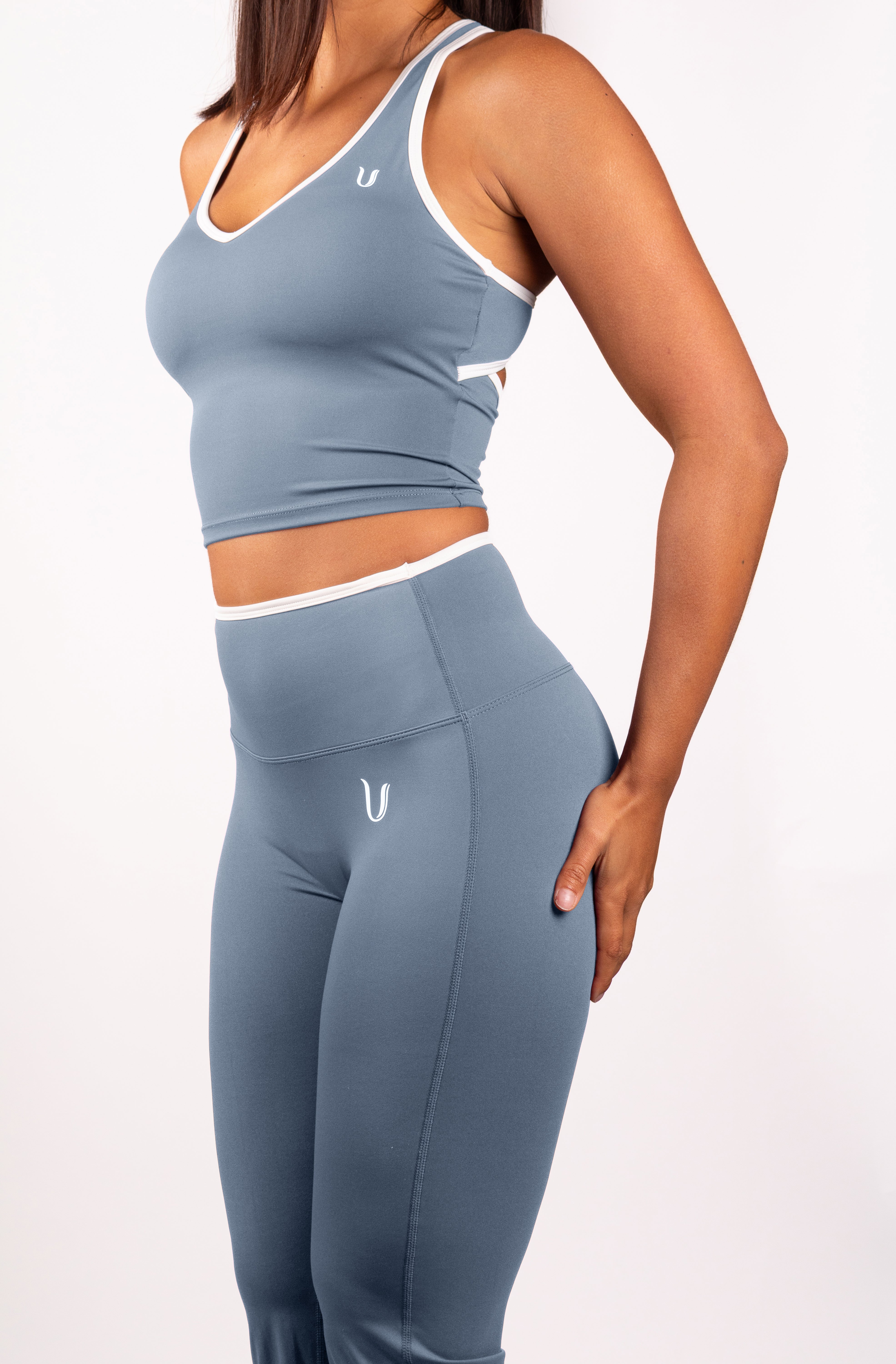 Ivy | Flare Legging – Azul Claro