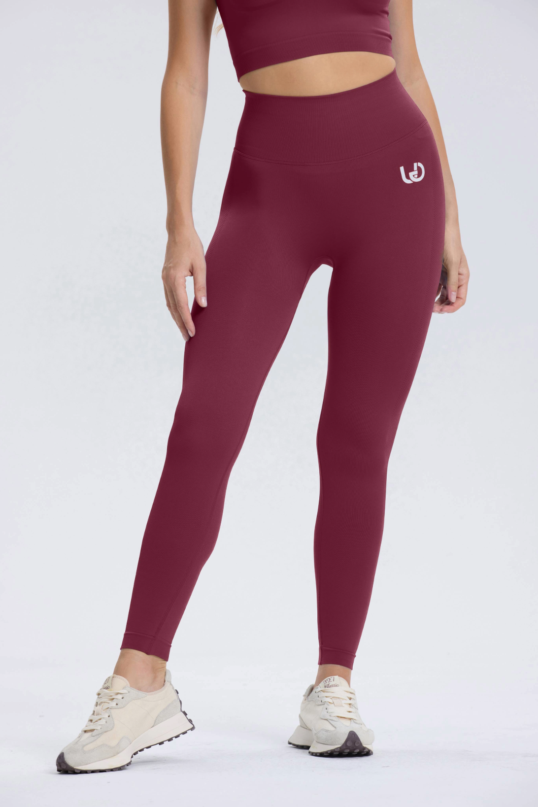 Leonie | Legging Scrunch - Vino Rojo