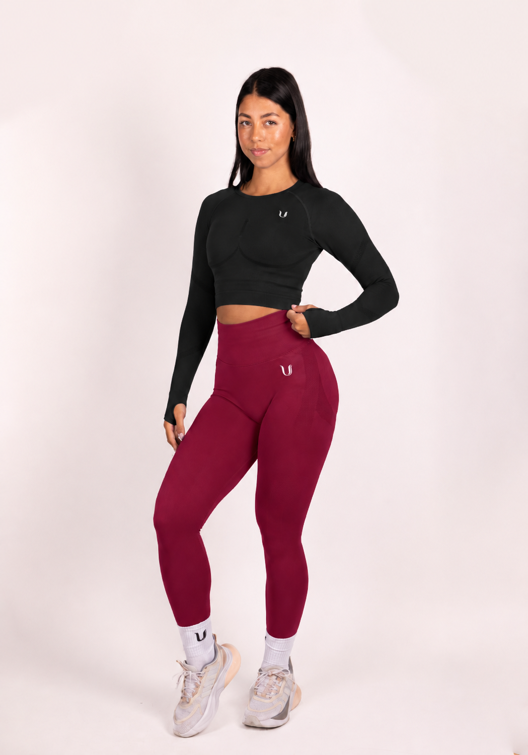 Leonie | Leggings Premium Scrunch - Rojo