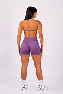 Beau | Premium High Performance Pantalones Cortos Scrunch - Morado